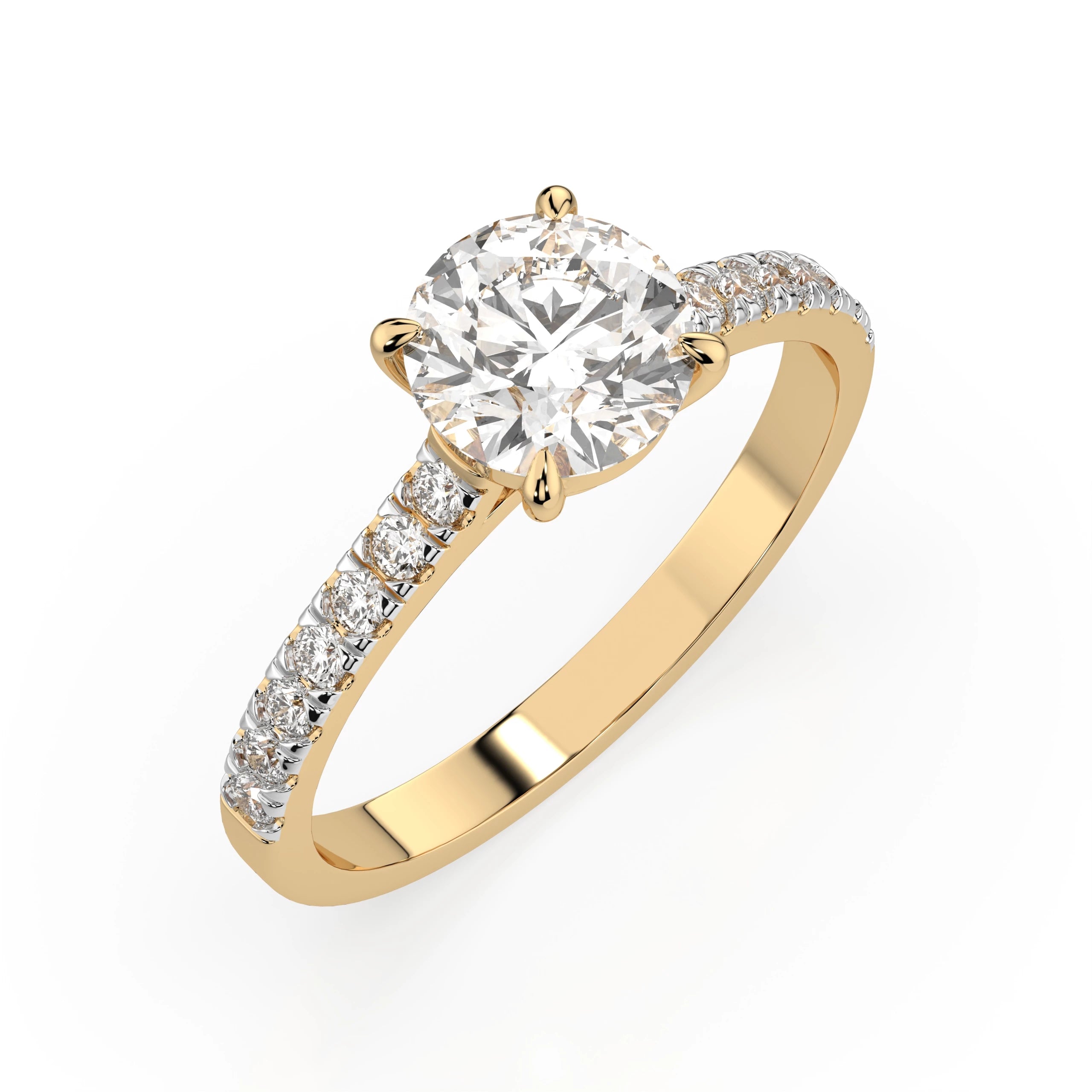 Solitaire Eternity Ring (Round), 1.0 ct — 101-10094(6.5)
