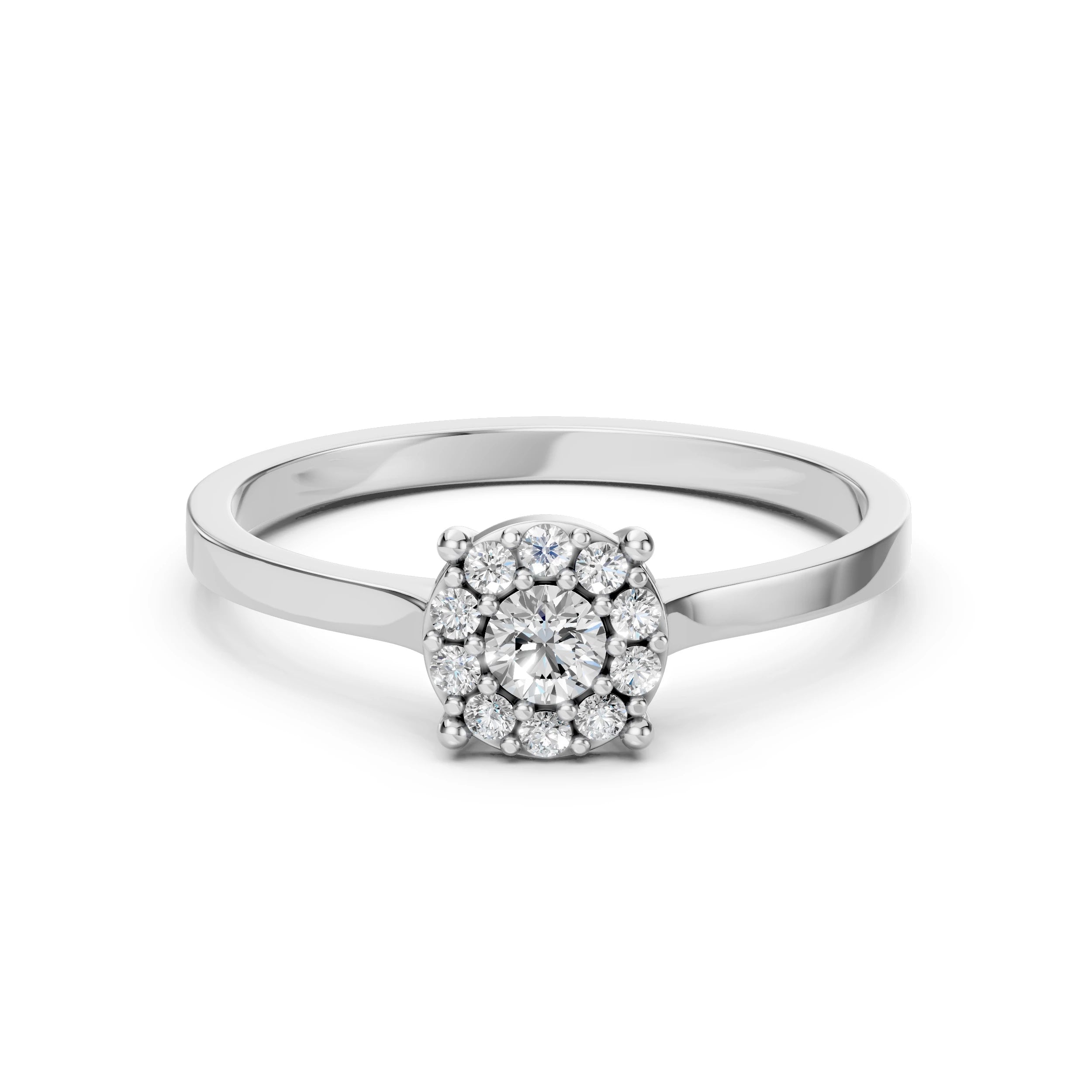 Solitaire Eternity Ring (Round), 0.15 ct — 101-10017/1(3.4)