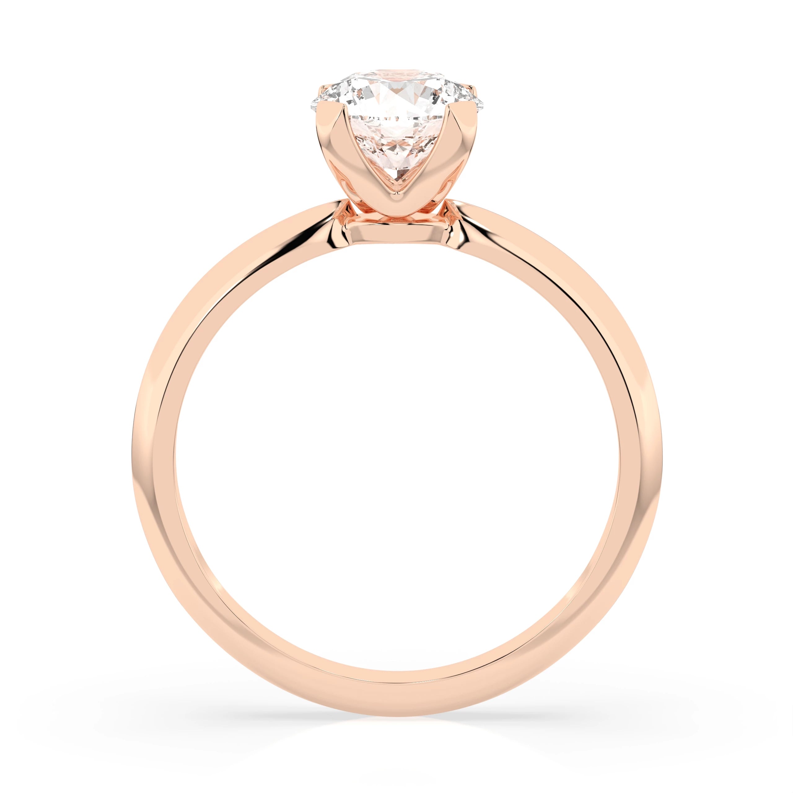 Solitaire Ring (Round), 1.0 ct — 101-10089(6.5)