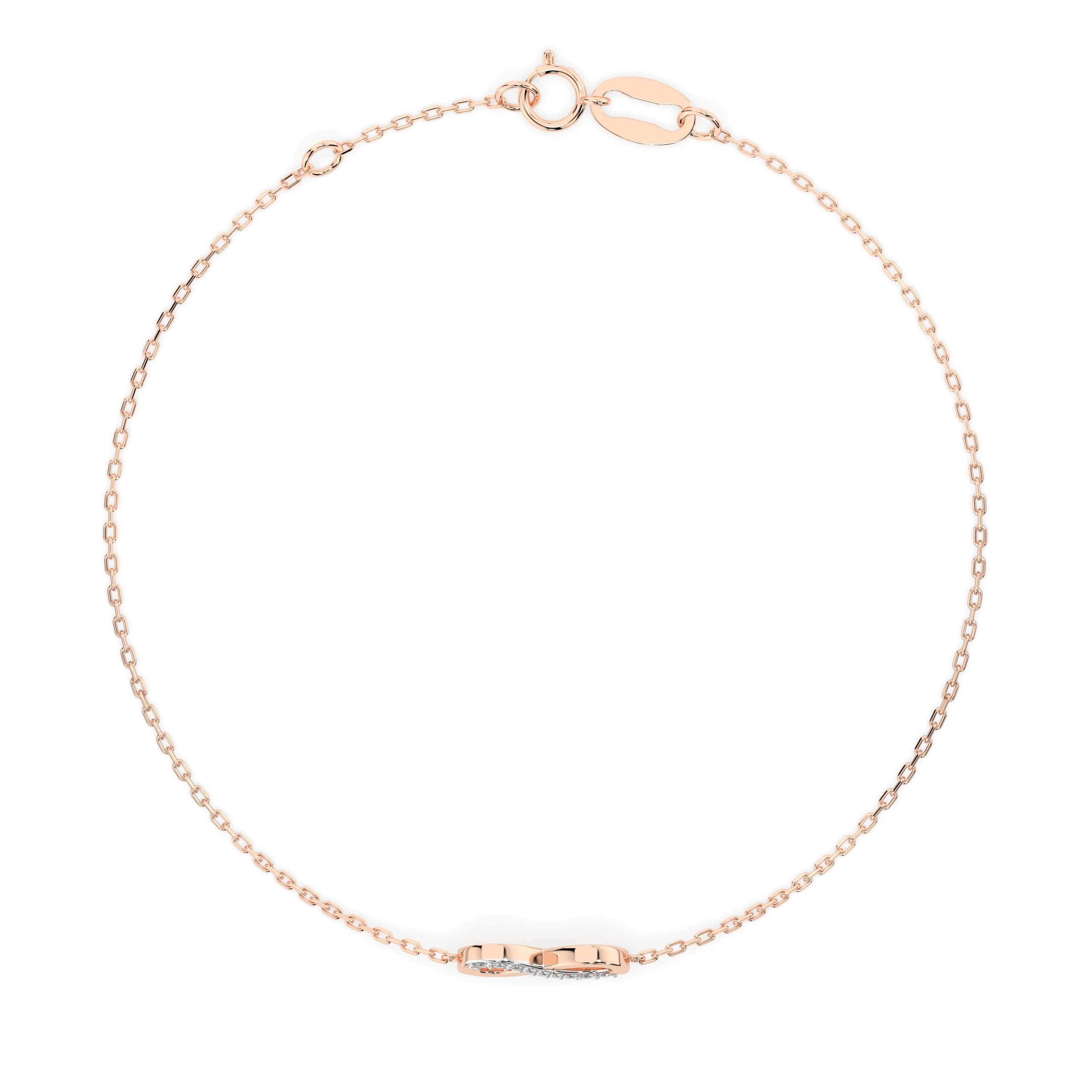 Minimalism Bracelet (Round), 0.05 ct — 105-10009