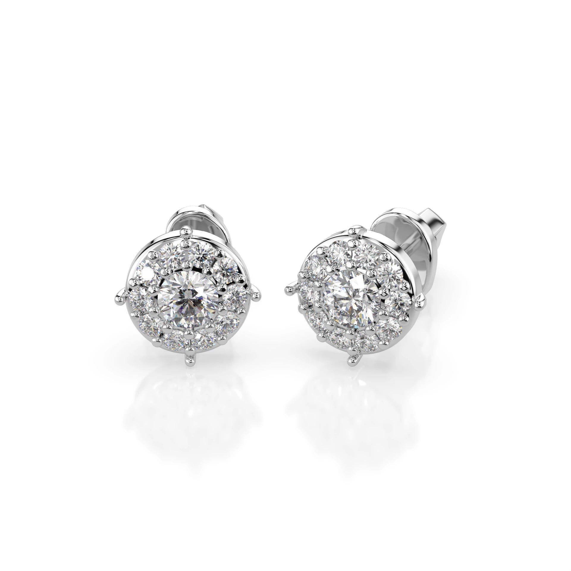 Solitaire Eternity Earring (Round), 0.2 ct — 102-10017(3.0)