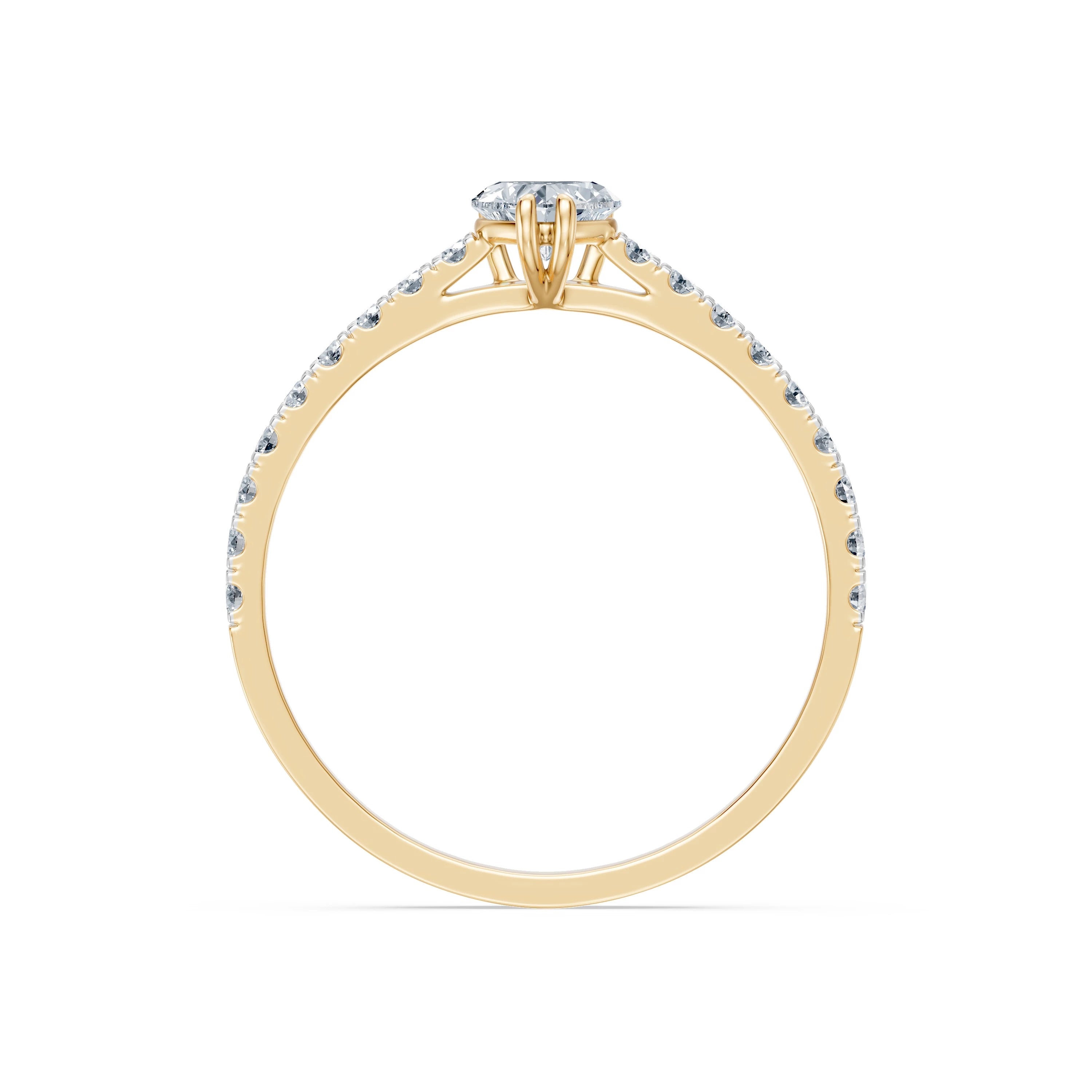 Solitaire Eternity Ring, 0.3 ct — 101-10191(0.30)HRT