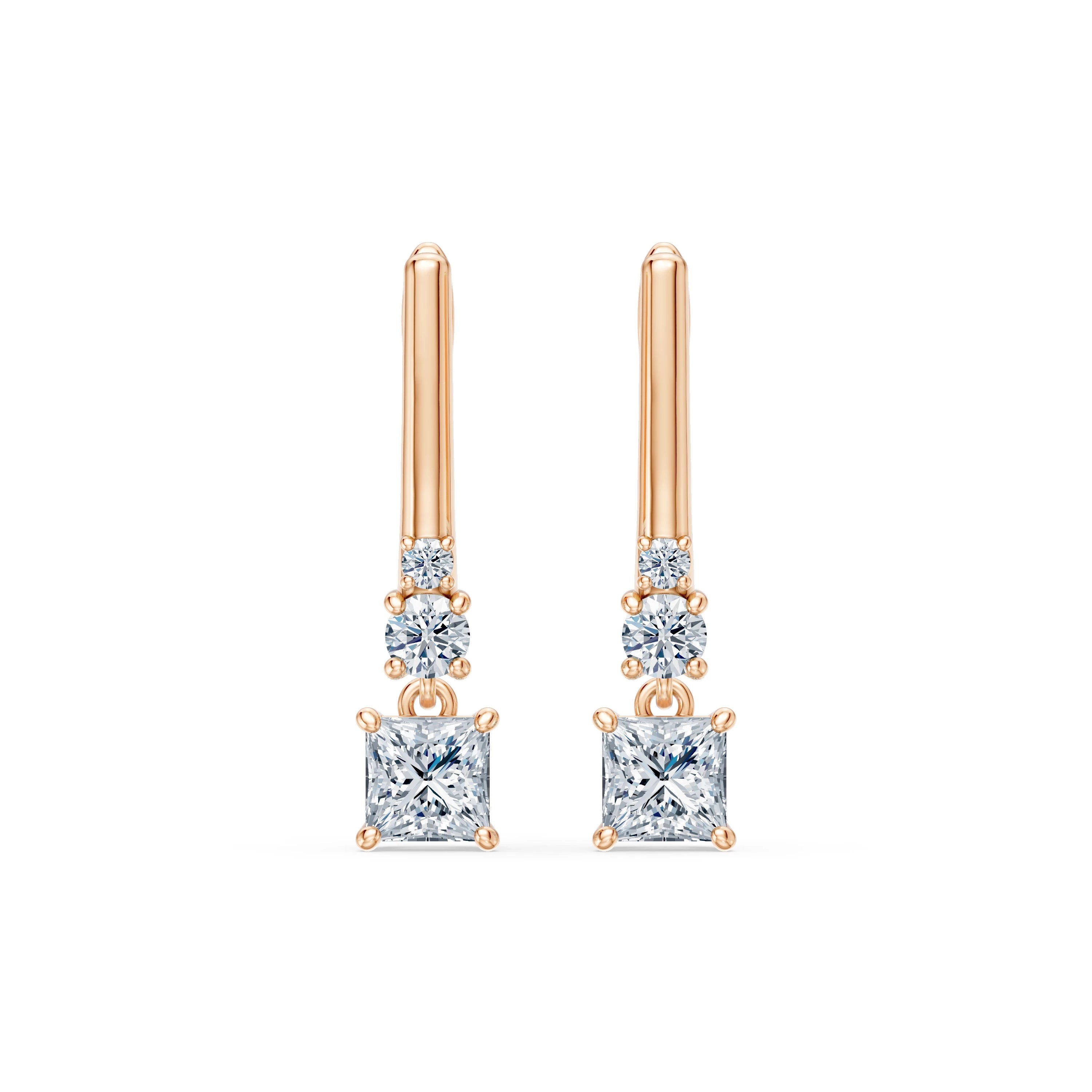 Solitaire Eternity Earring, 0.8 ct — 102-10143(0.40)PR