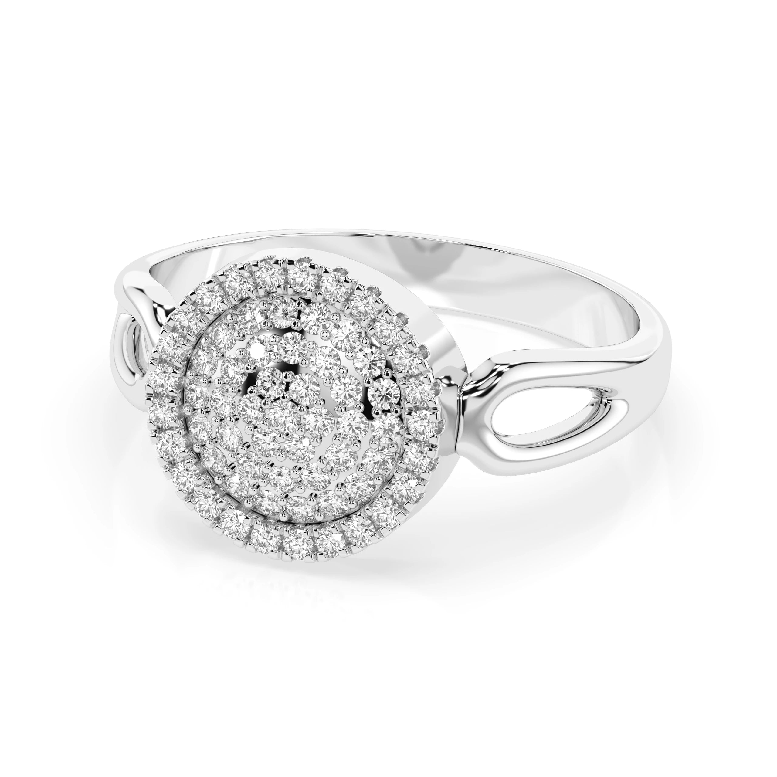 Illusion Ring (Round), 0.15 ct — 101-10073