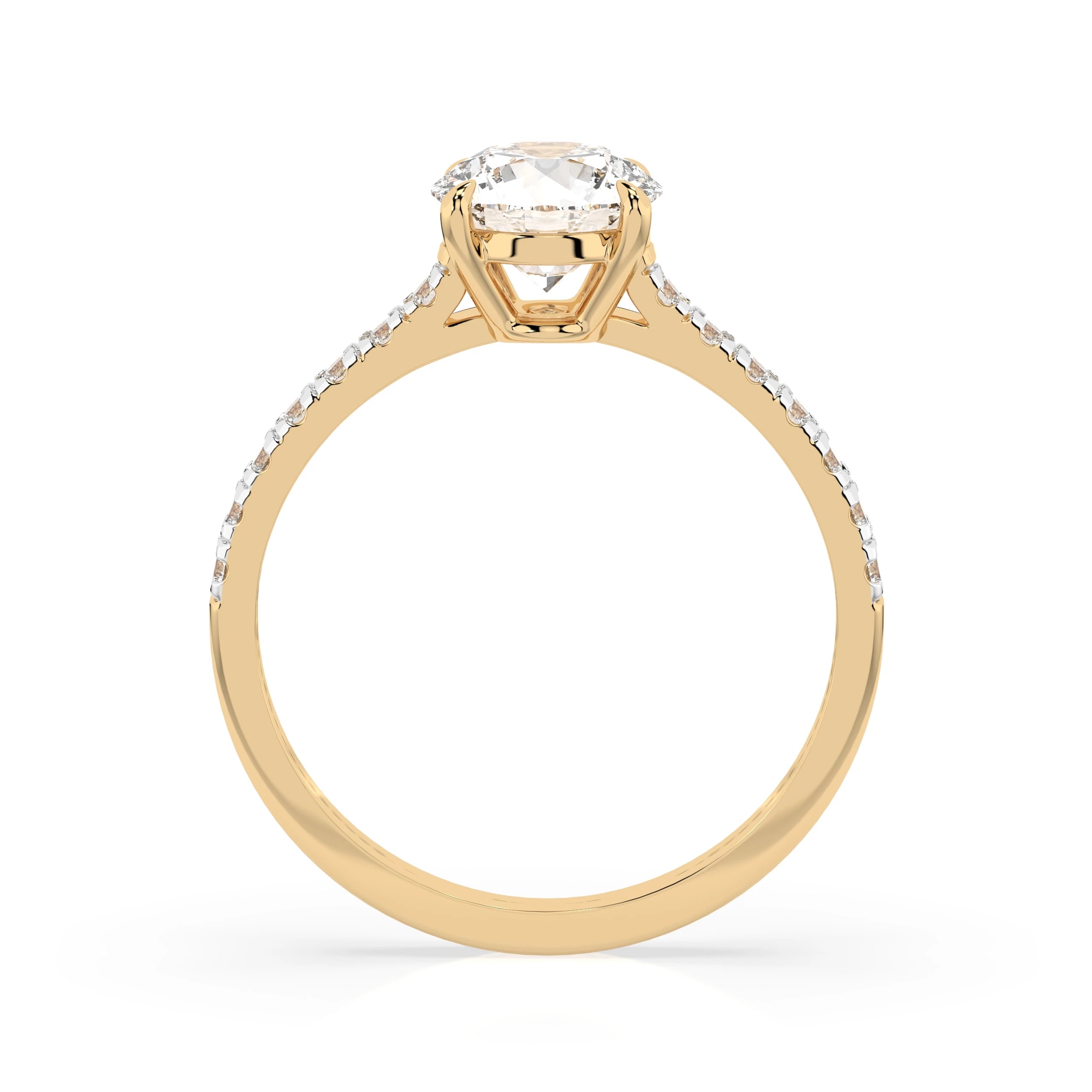 Solitaire Eternity Ring (Round), 1.0 ct — 101-10094(6.5)