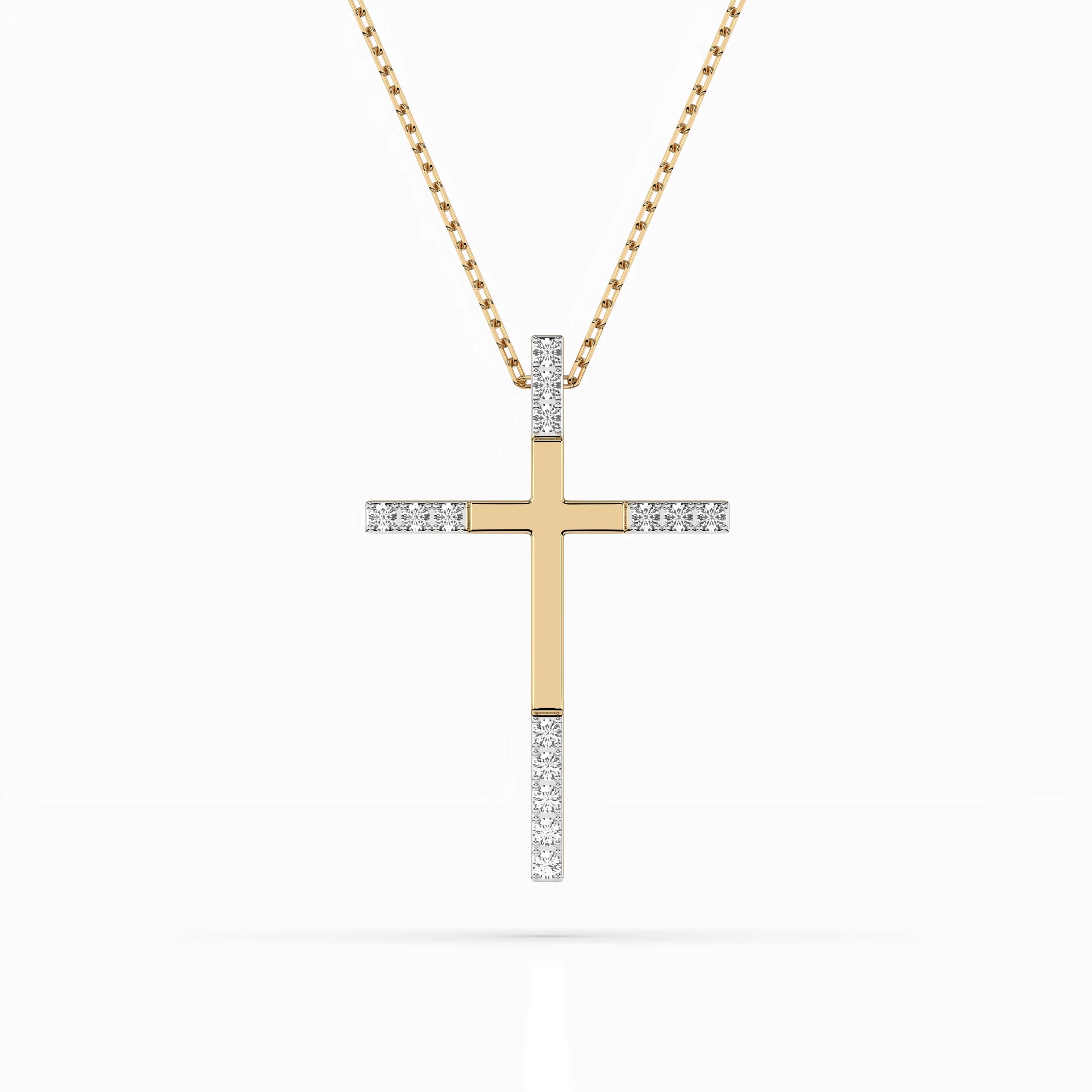 Minimalism Necklace (Round), 0.08 ct — 104-10016
