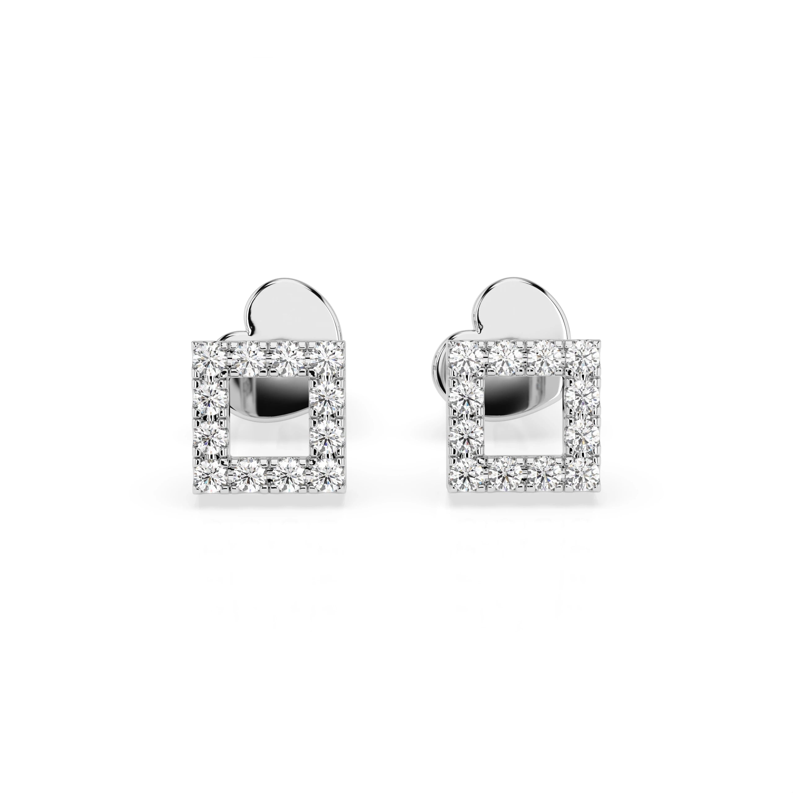 Minimalism Earring (Round), 0.14 ct — 102-10053