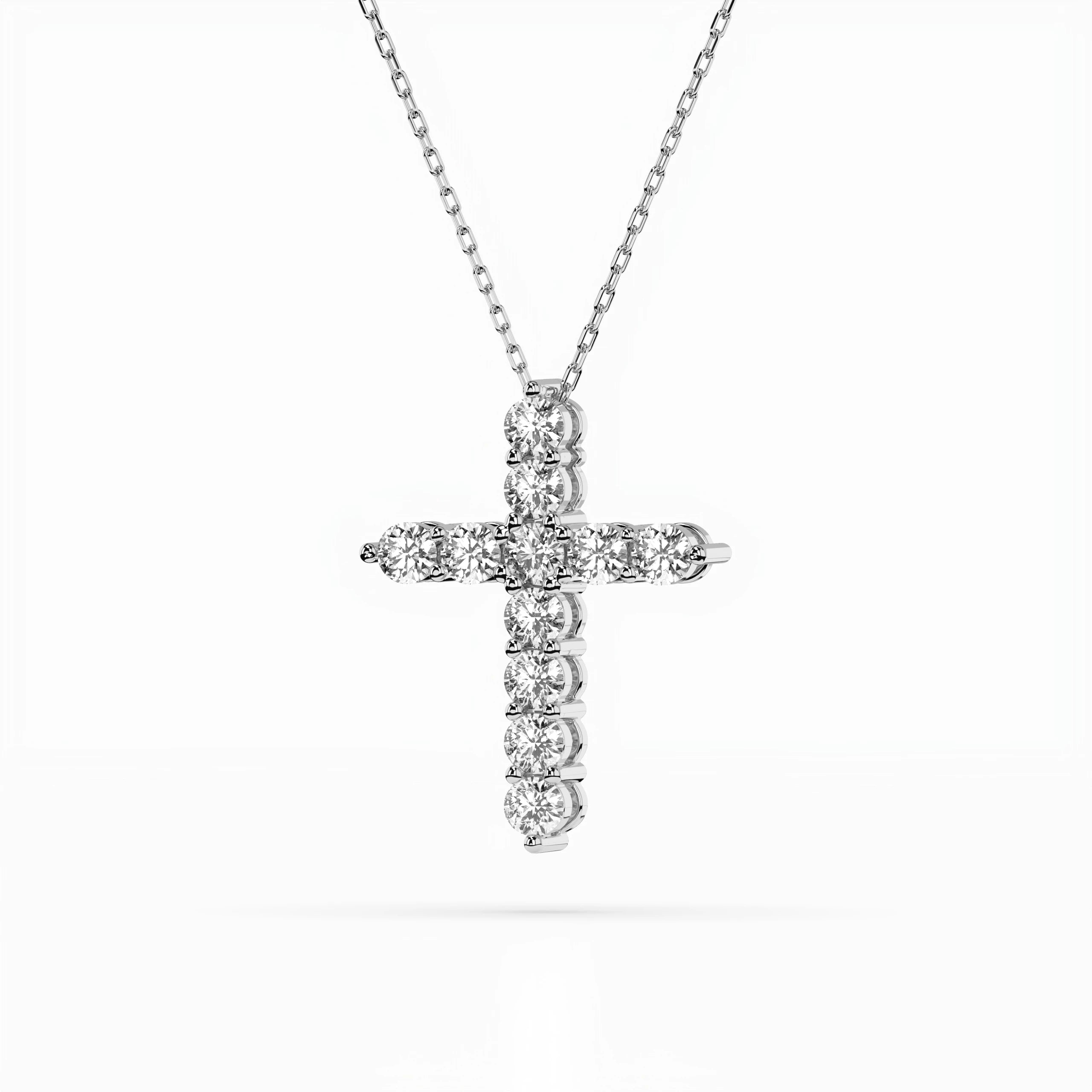 Minimalism Necklace (Round), 1.65 ct — 104-10039(3.4)