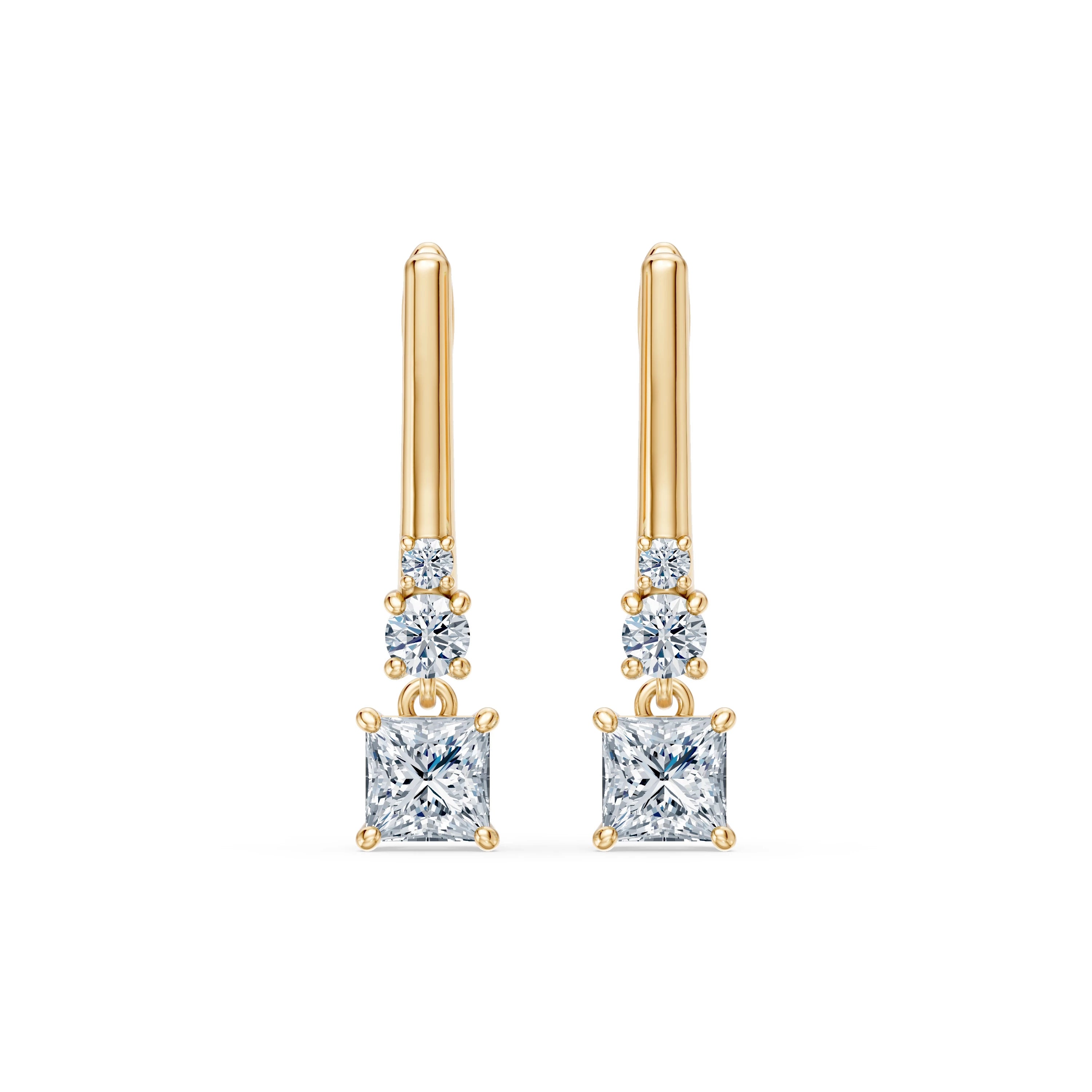 Solitaire Eternity Earring, 0.8 ct — 102-10143(0.40)PR