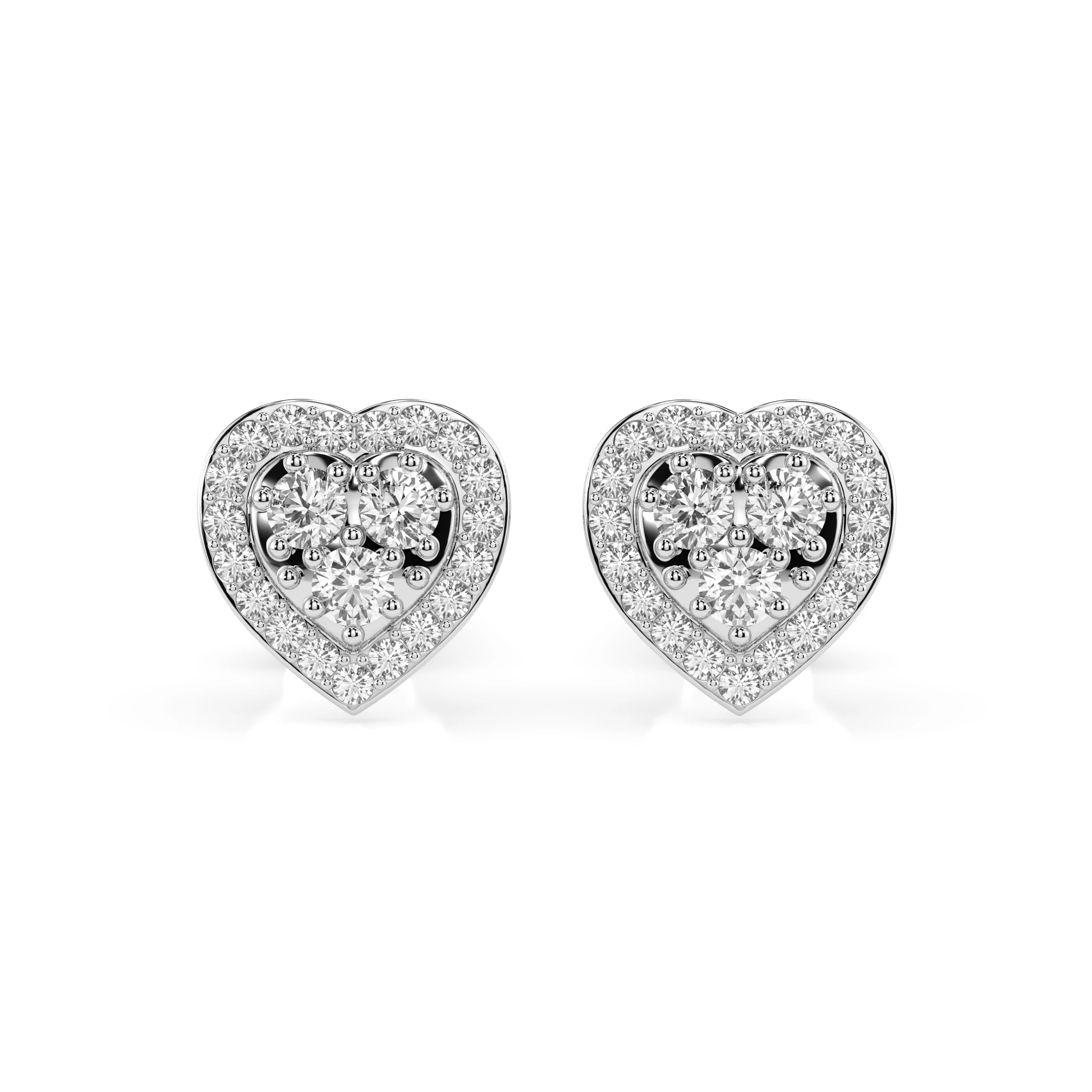 Illusion Earring (Round), 0.17 ct — 102-10096