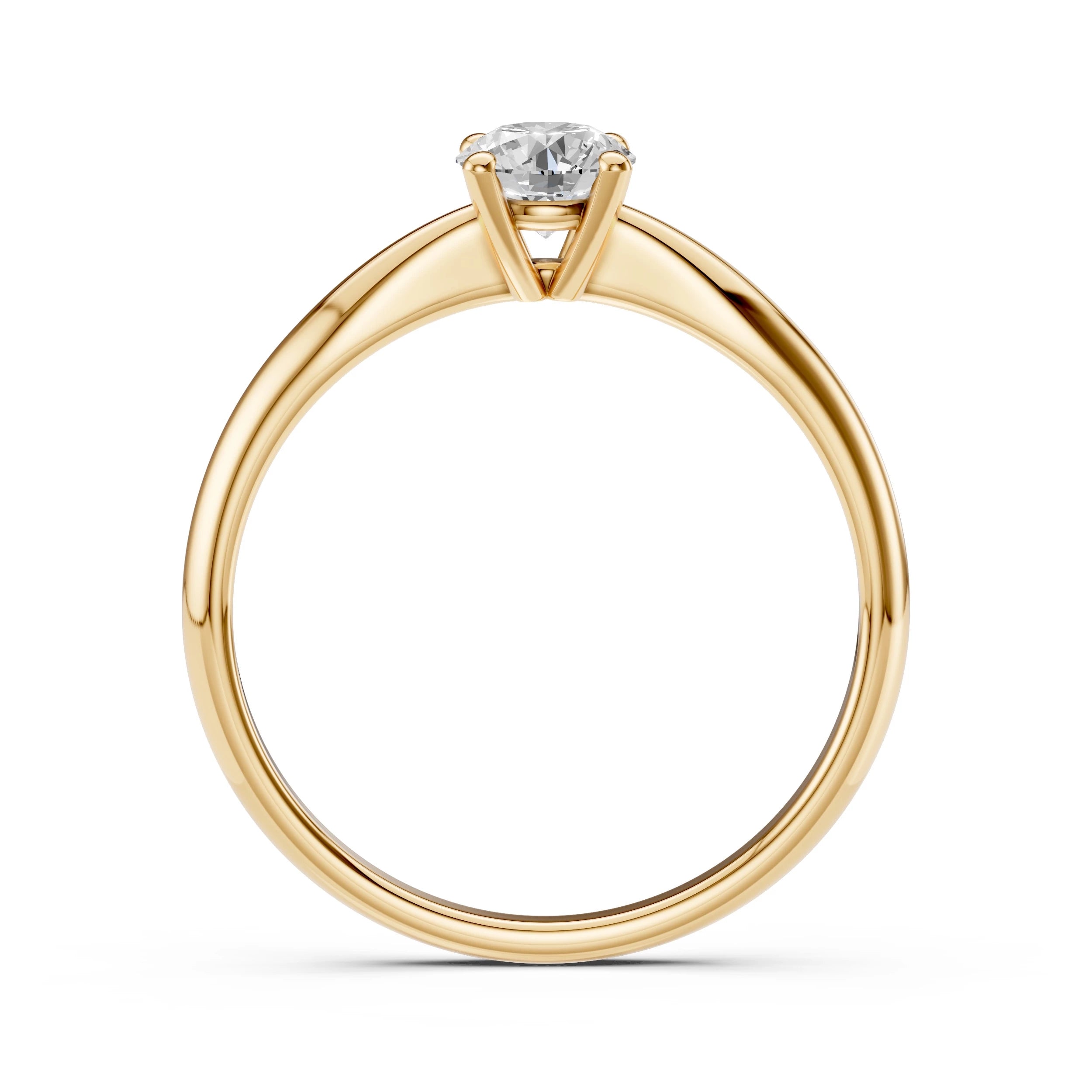 Solitaire Ring (Round), 0.5 ct — 101-10021(5.1)