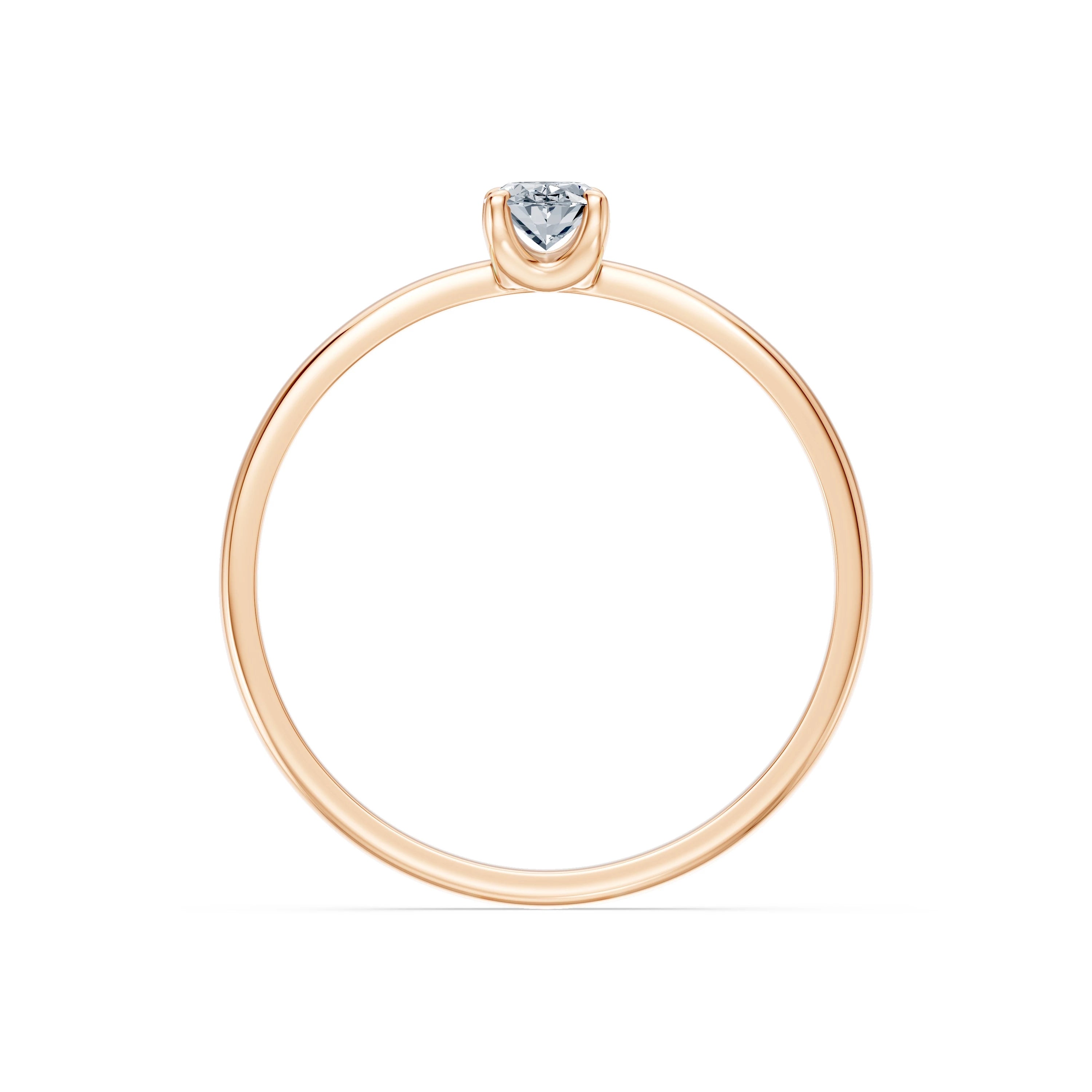 Solitaire Ring, 0.3 ct — 101-10194(0.30)OV