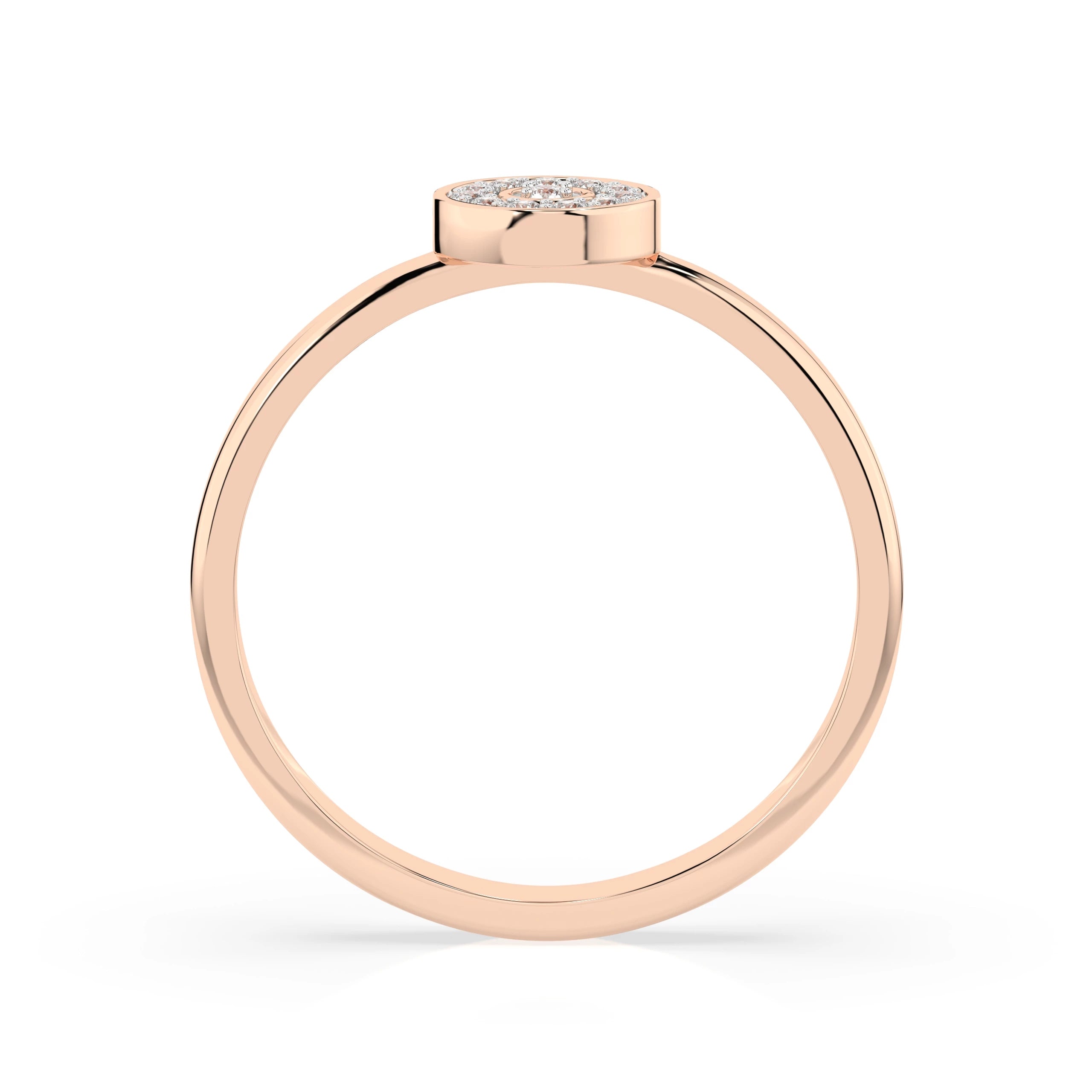 Illusion Ring (Round), 0.07 ct — 101-10075