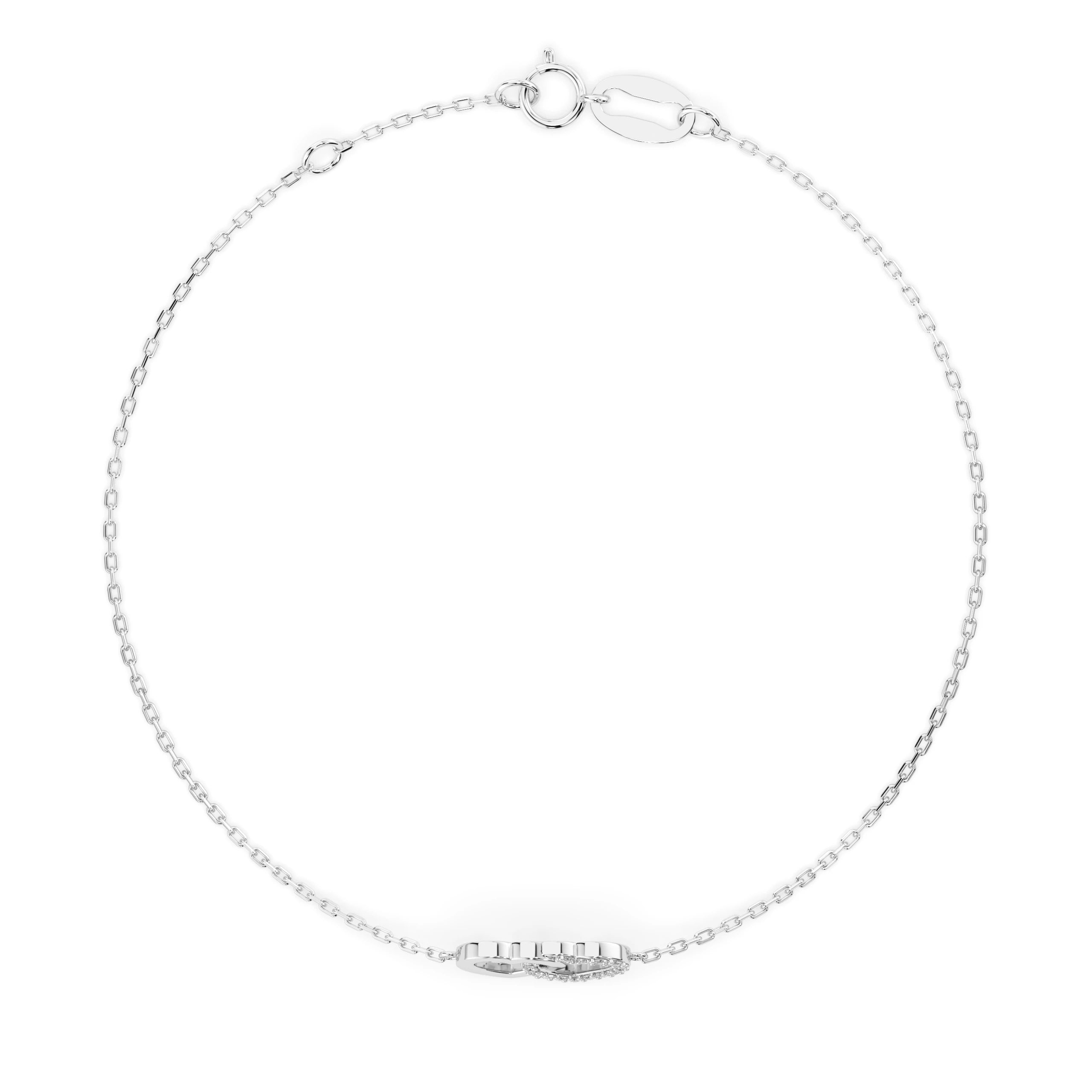 Minimalism Bracelet (Round), 0.08 ct — 105-10010