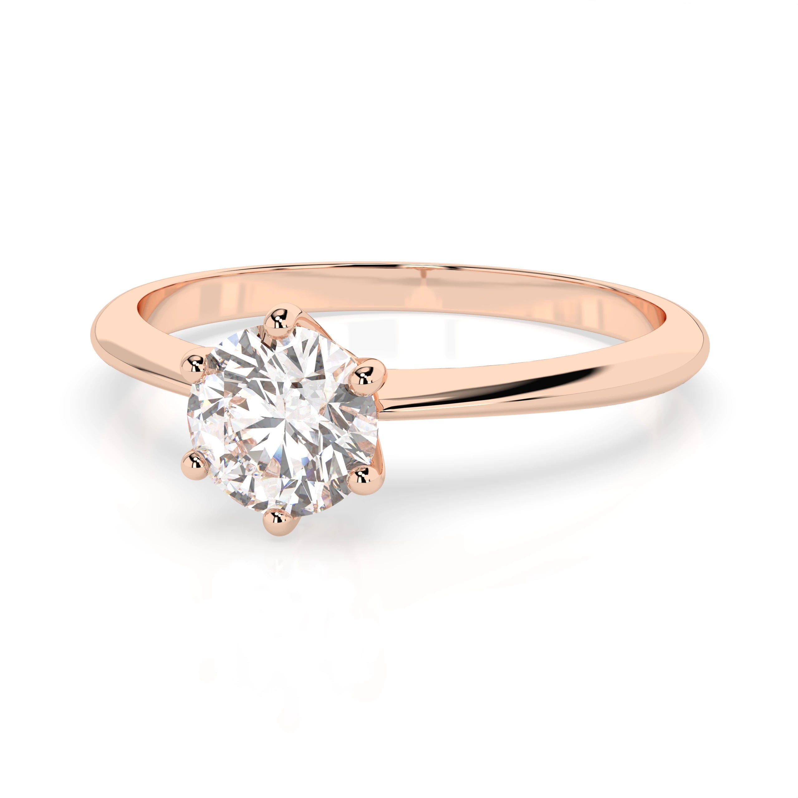 Solitaire Ring (Round), 0.5 ct — 101-10027(5.1)