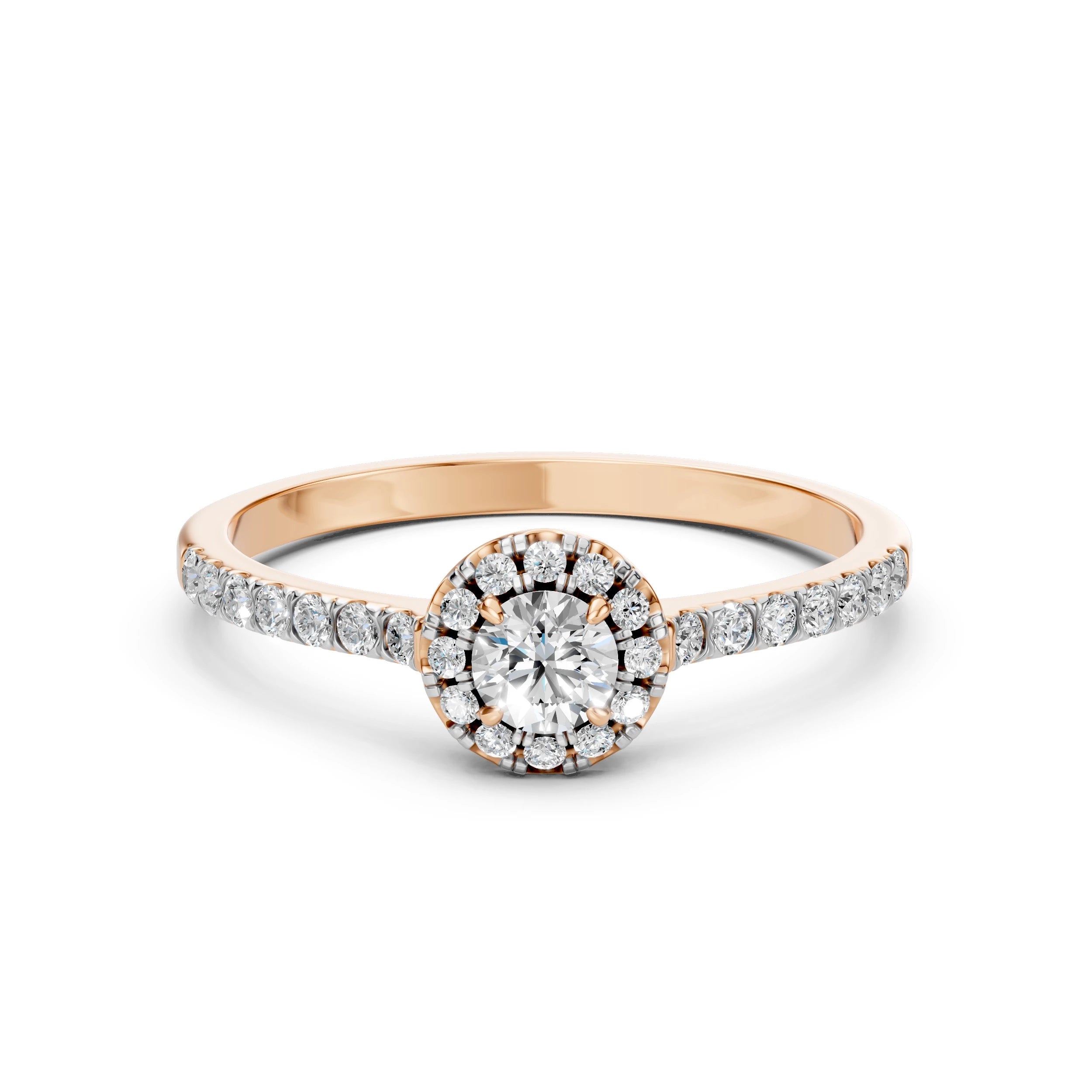 Solitaire Eternity Ring (Round), 0.2 ct — 101-10095(3.7)
