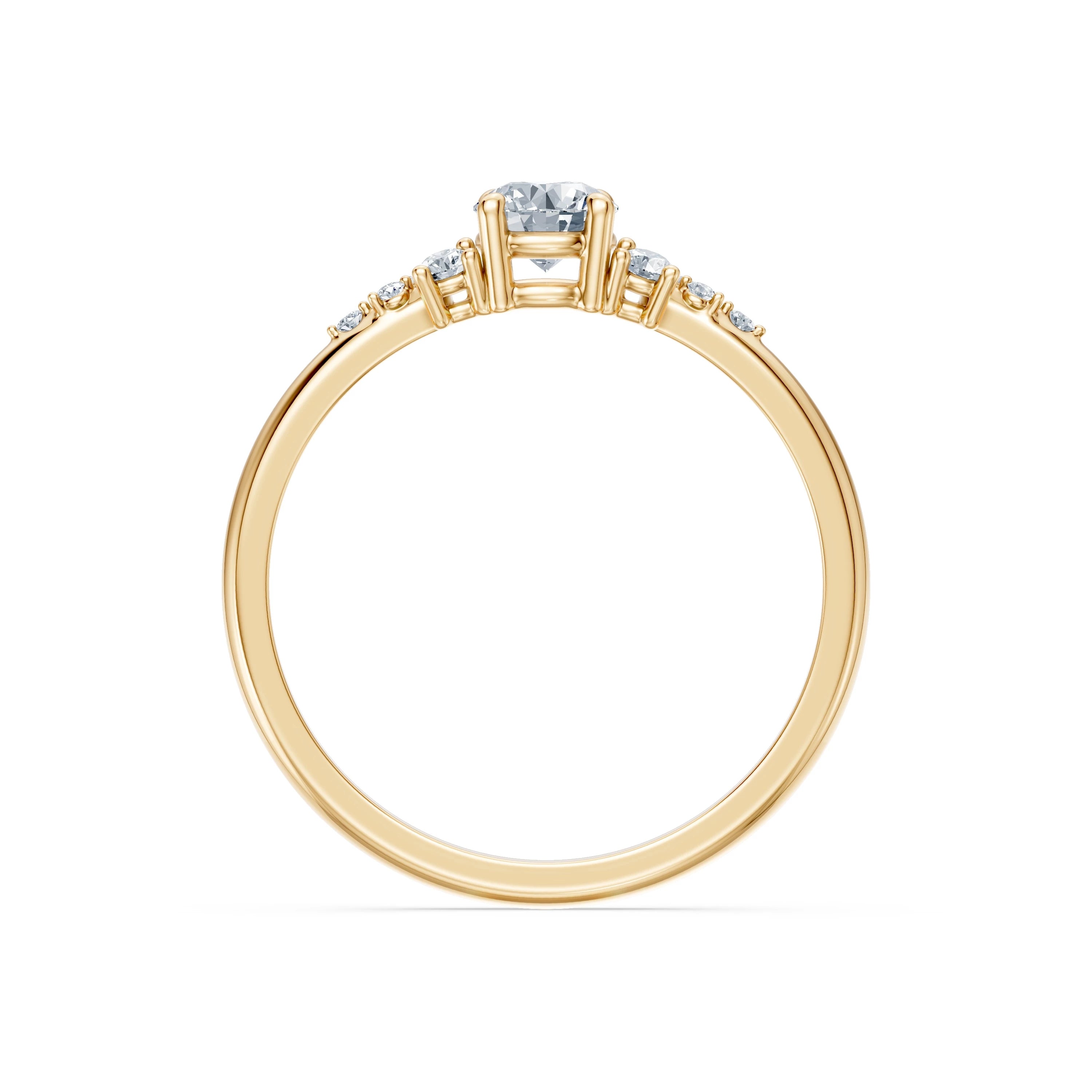 Solitaire Eternity Ring, 0.35 ct — 101-10140(4.5)