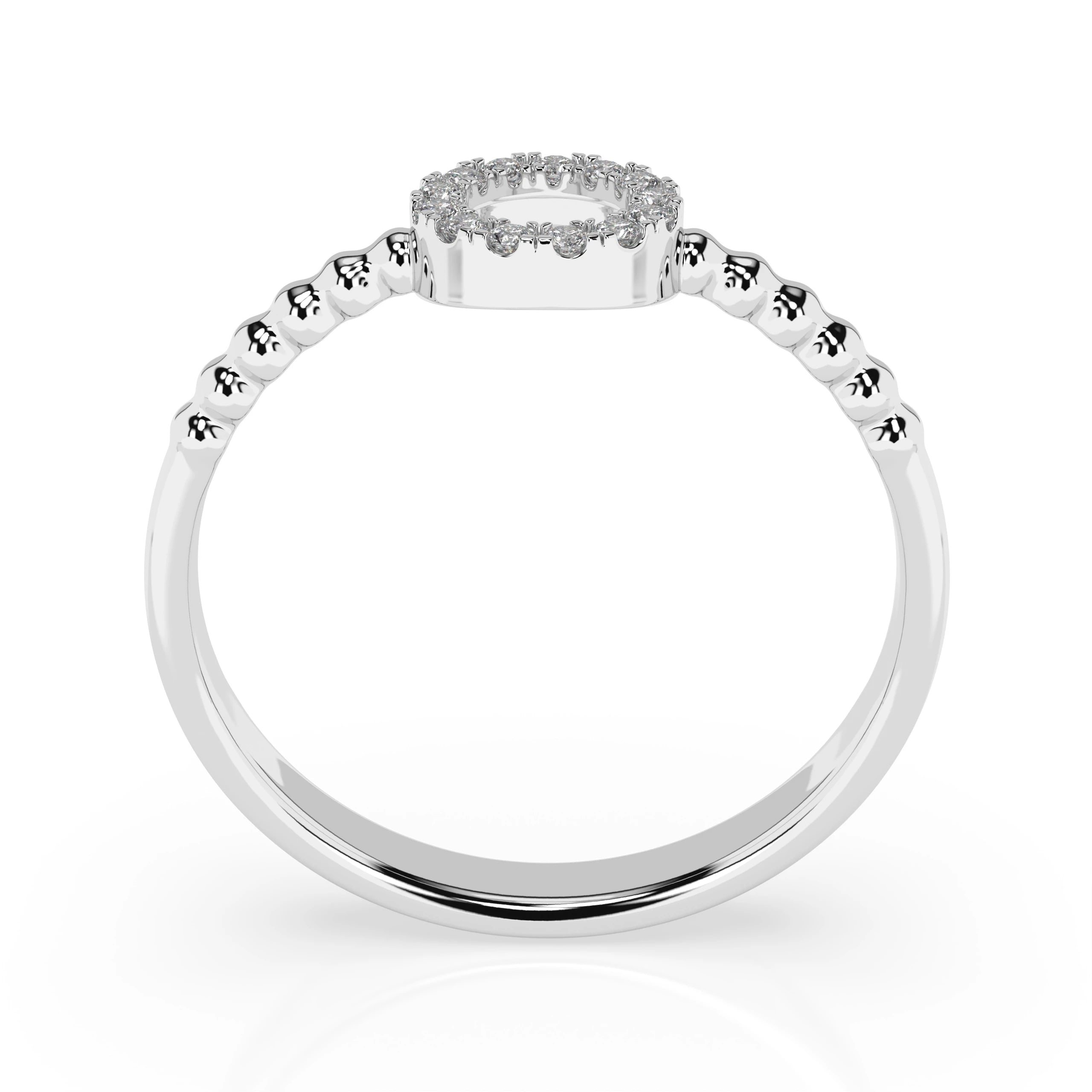 Minimalism Ring (Round), 0.08 ct — 101-10055