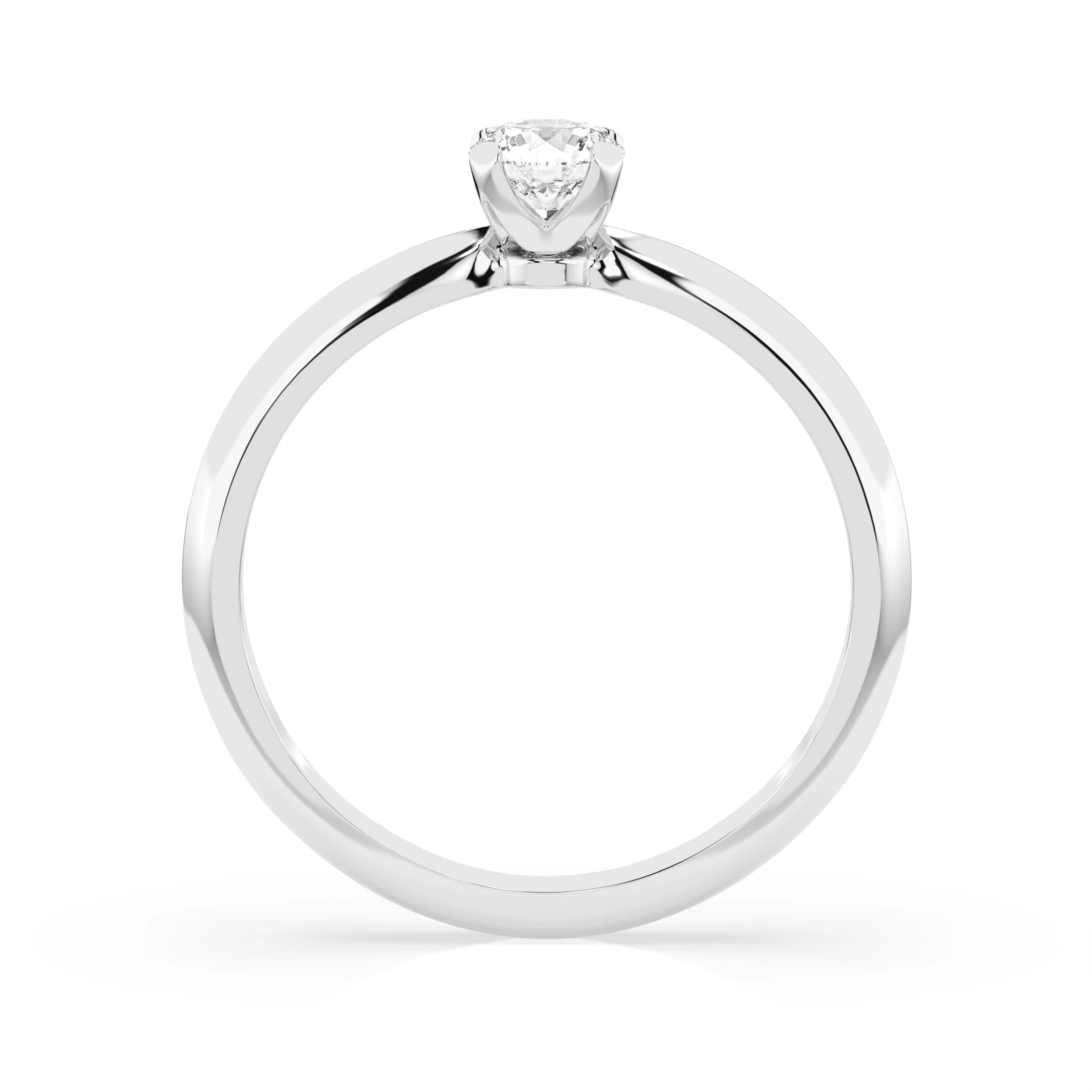 Solitaire Ring (Round), 0.25 ct — 101-10089(4.0)