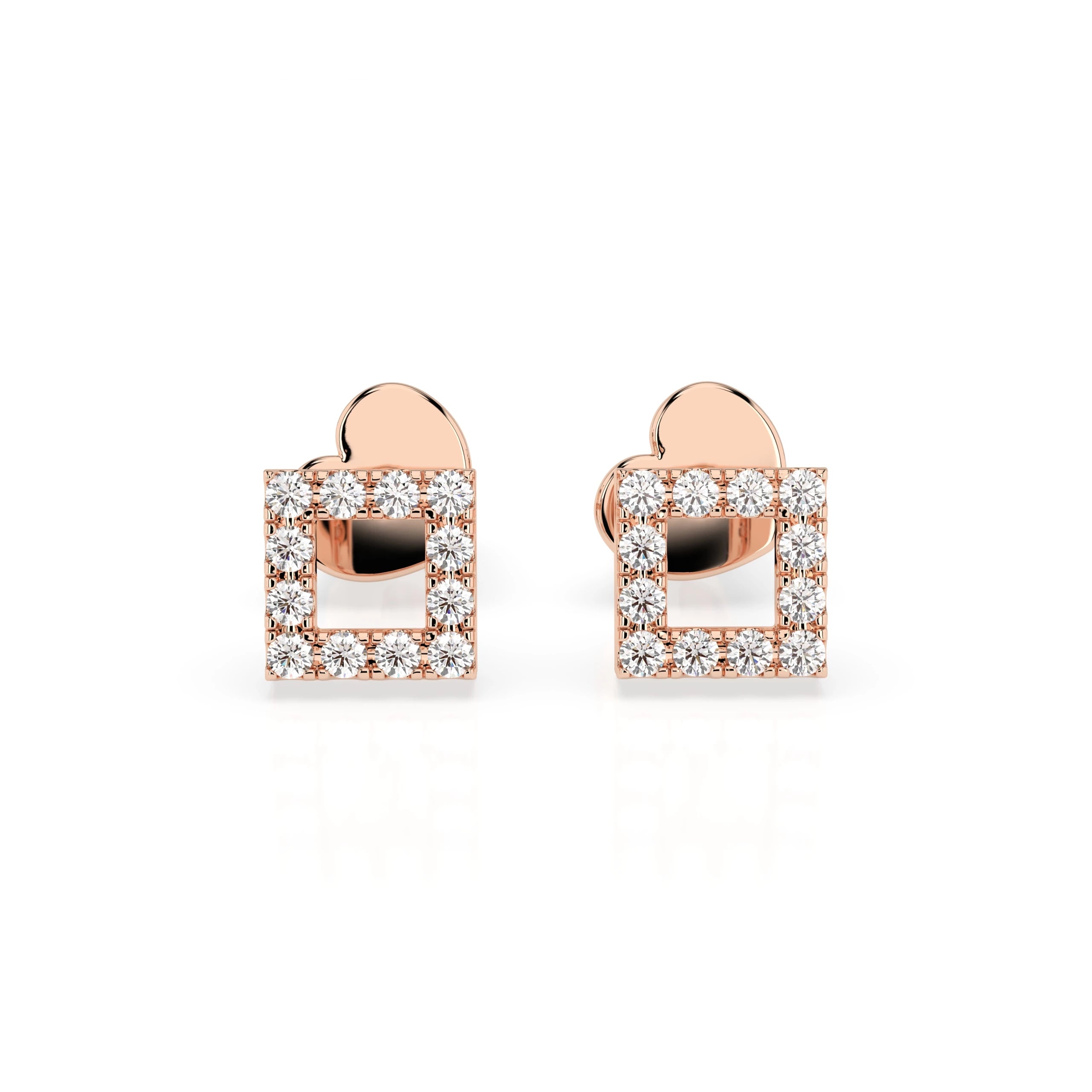 Minimalism Earring (Round), 0.14 ct — 102-10053