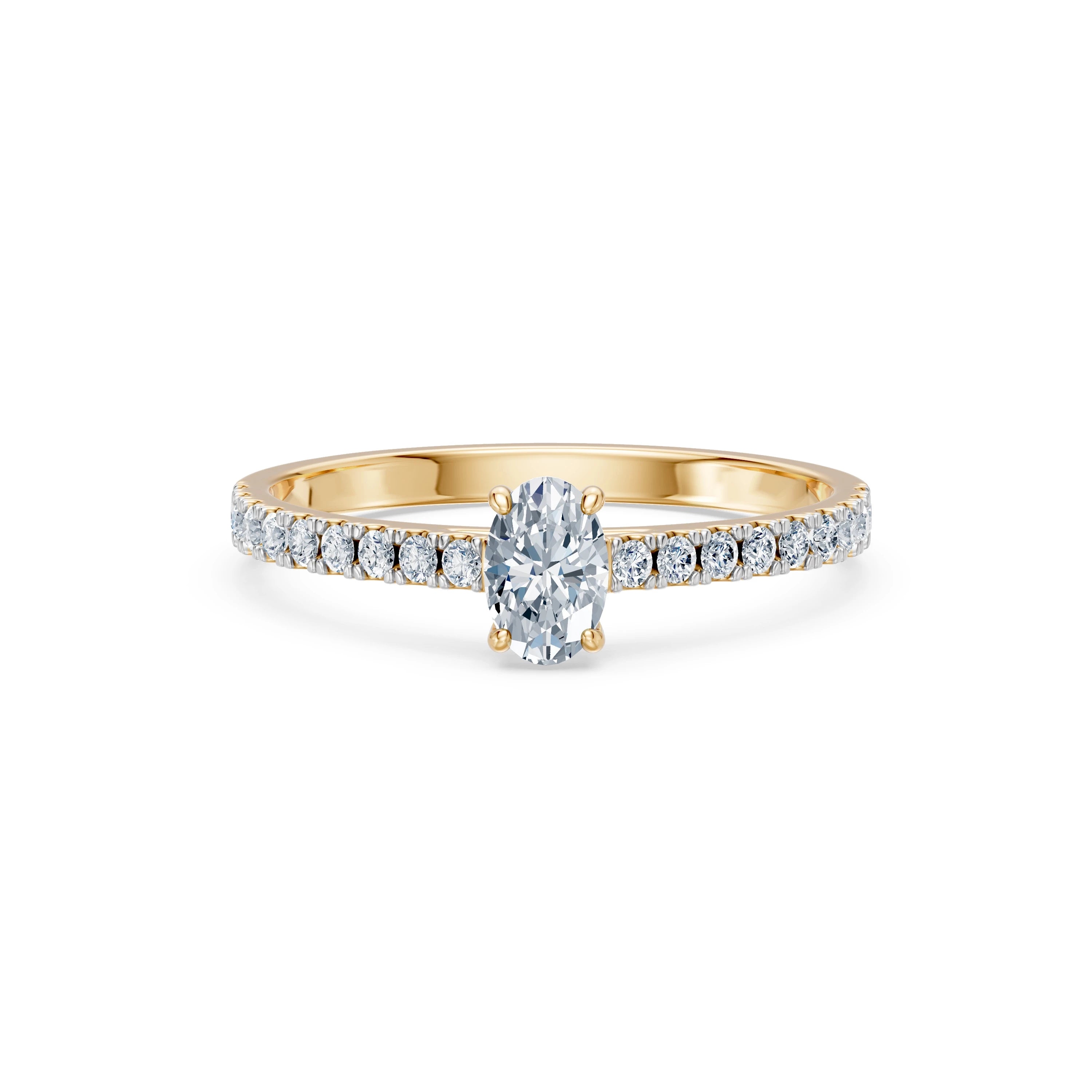 Solitaire Eternity Ring, 0.3 ct — 101-10191(0.30)OV