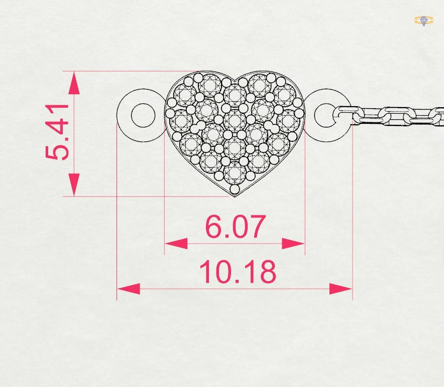Minimalism Bracelet (Round), 0.09 ct — 105-10012