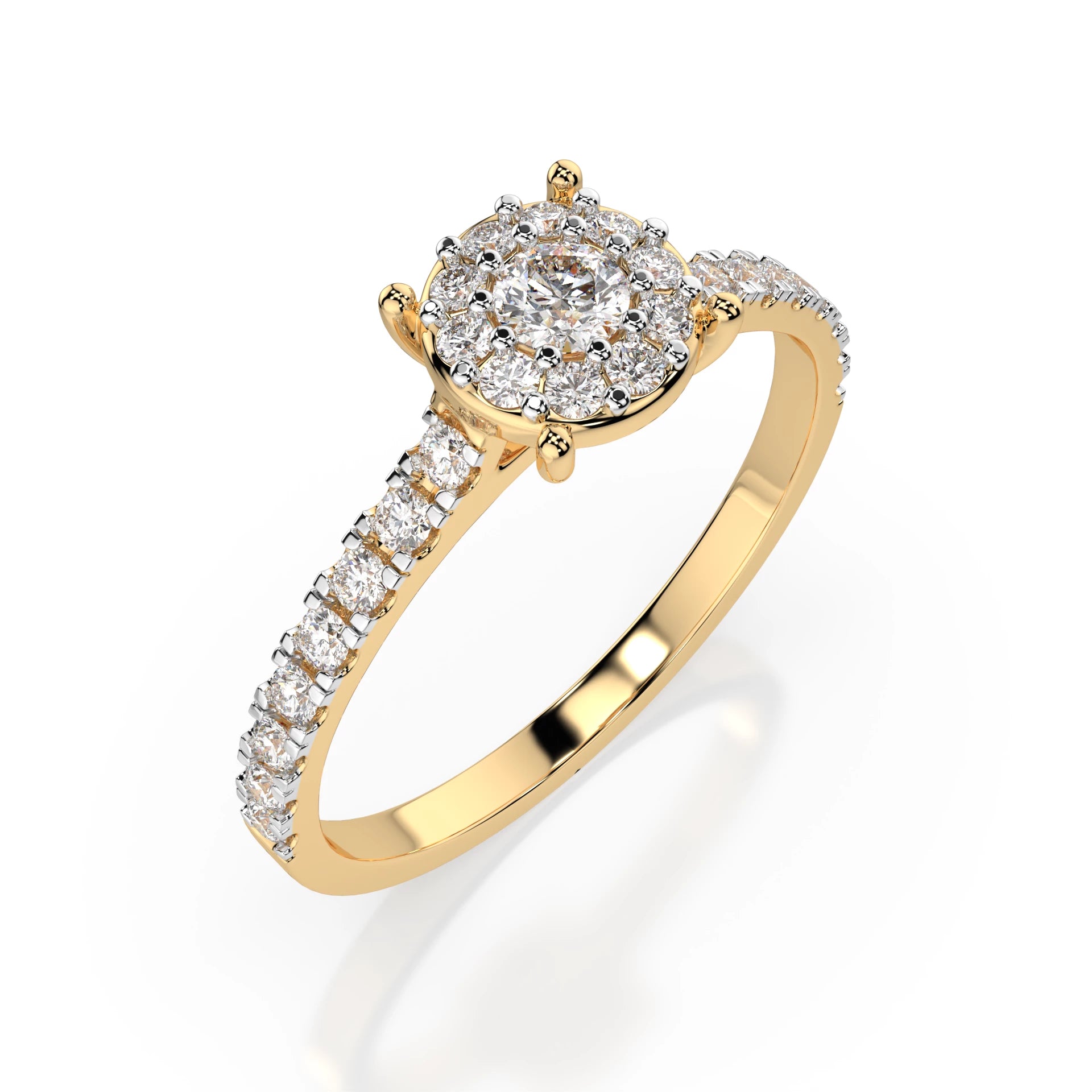 Solitaire Eternity Ring (Round), 0.06 ct — 101-10017(2.5)