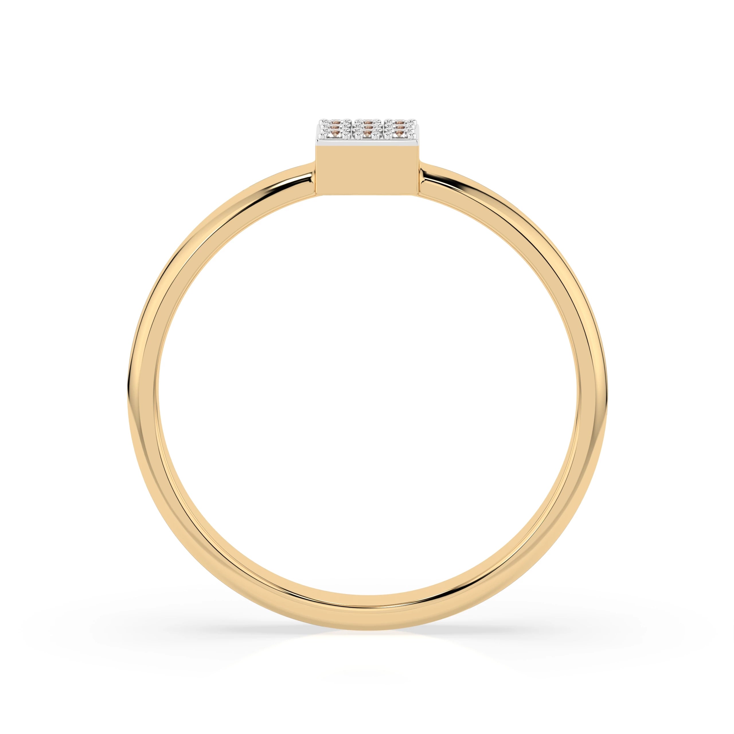Illusion Ring (Round), 0.05 ct — 101-10063