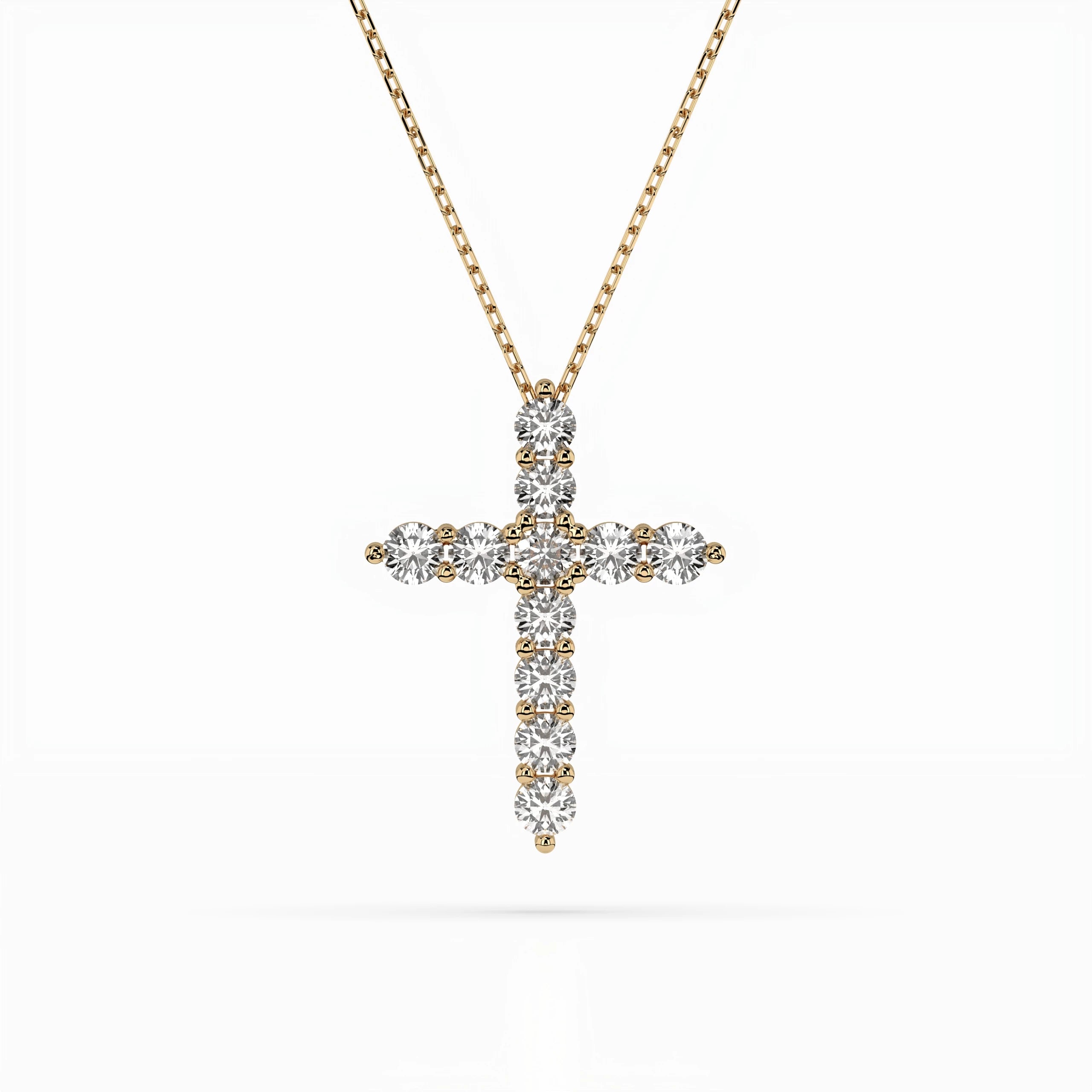 Minimalism Necklace (Round), 1.65 ct — 104-10039(3.4)