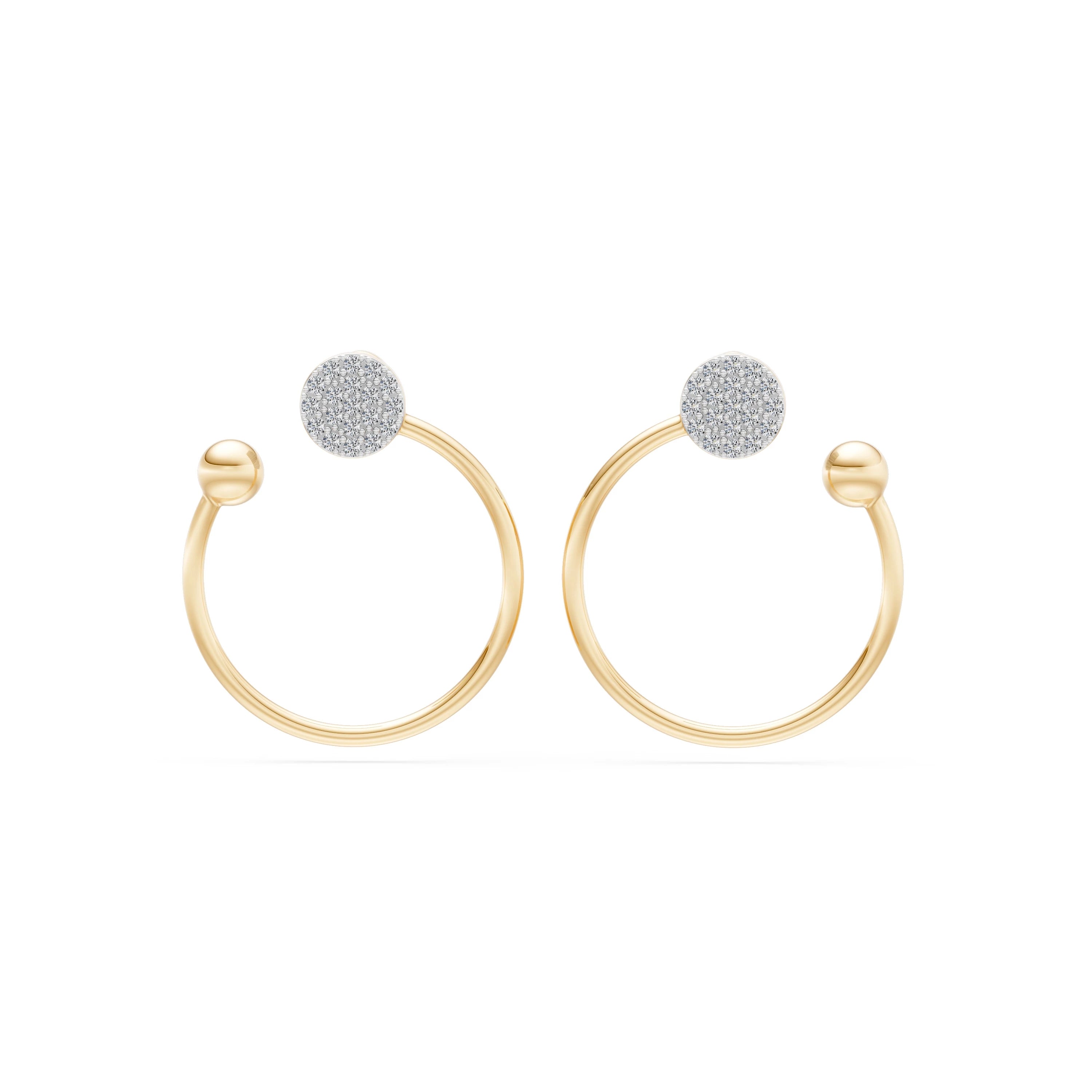 Minimalism Earring, 0.23 ct — 102-10081