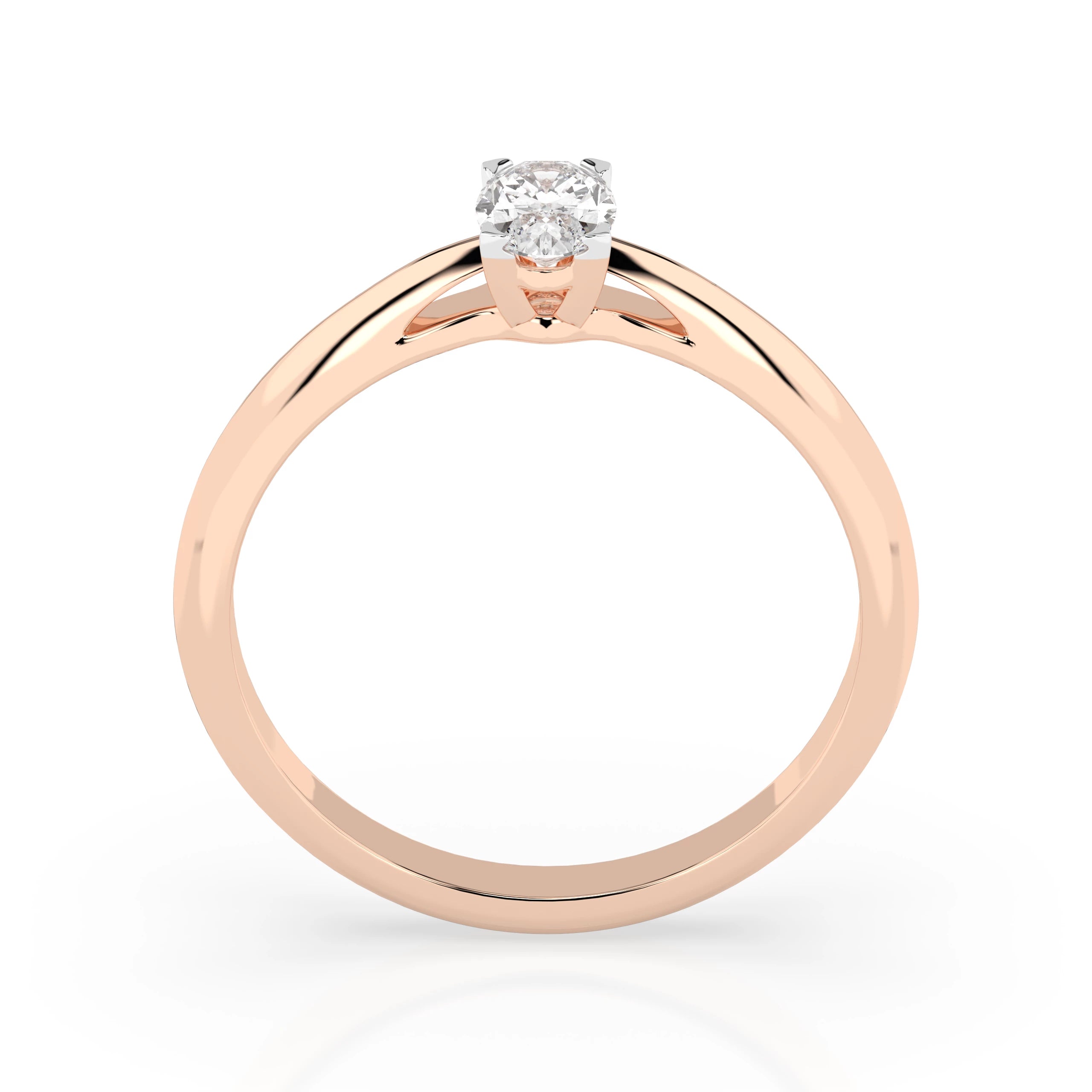 Solitaire Ring (Oval), 0.3 ct — 101-10190(0.30)OV