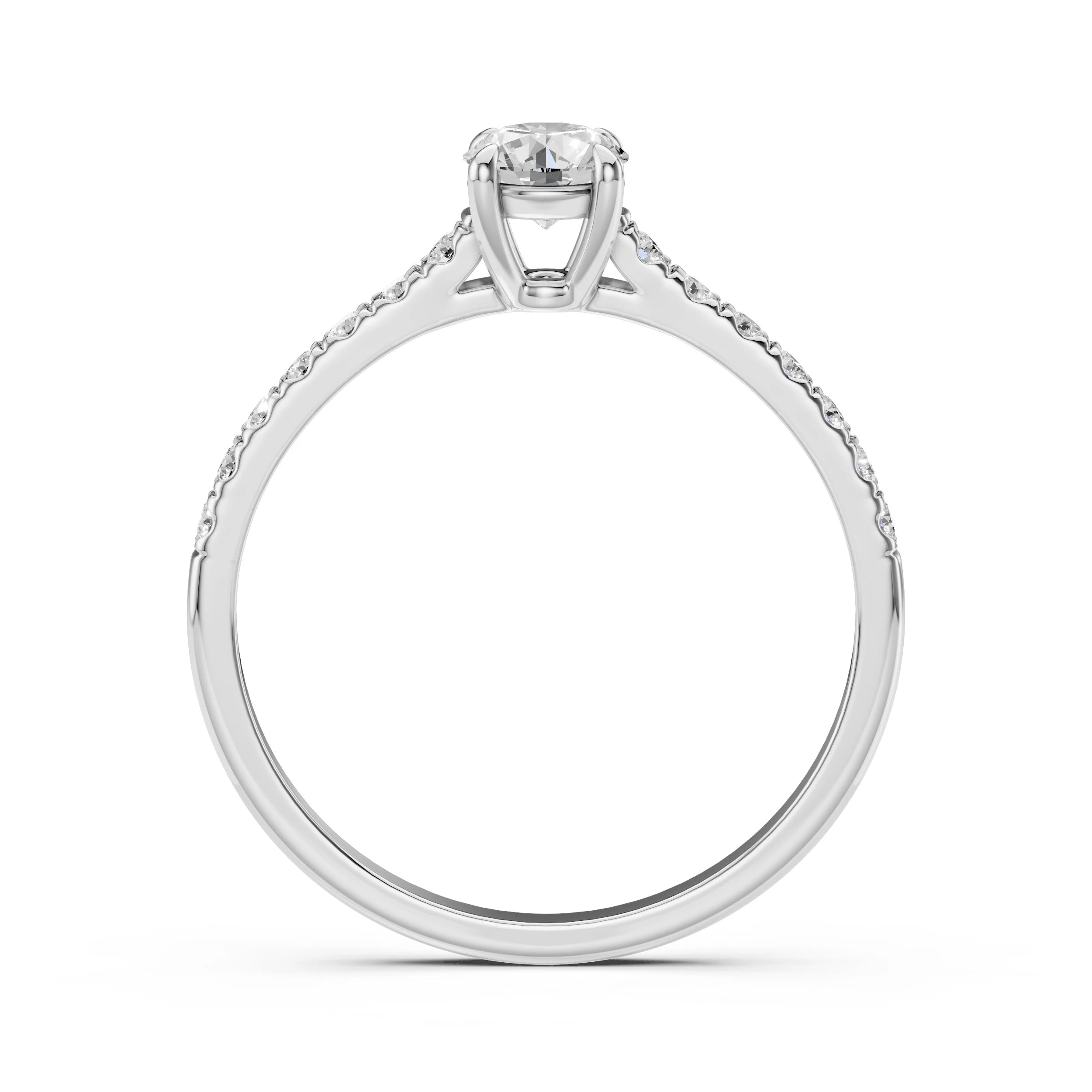 Solitaire Eternity Ring (Round), 0.4 ct — 101-10094(4.7)