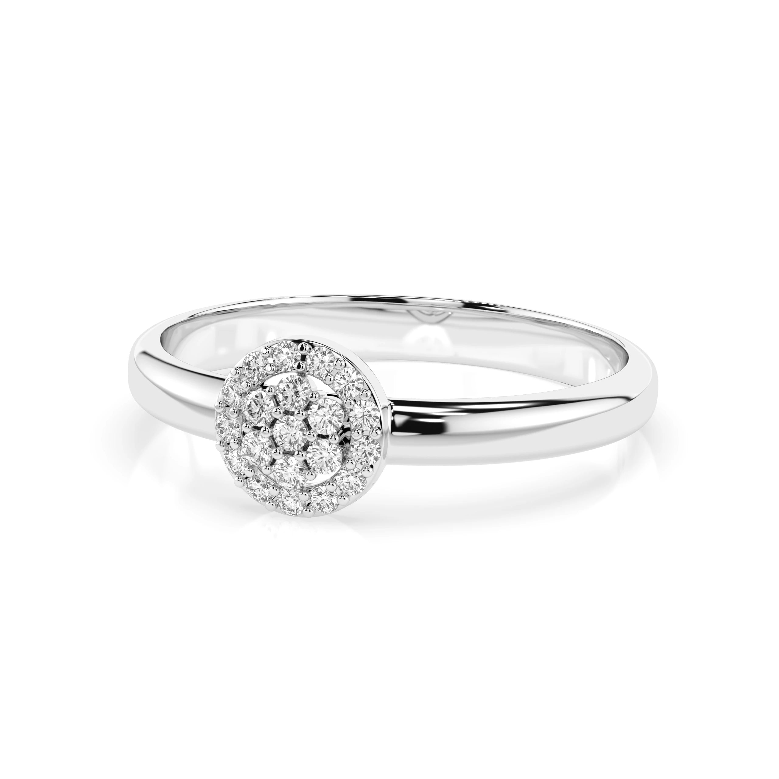 Illusion Ring (Round), 0.08 ct — 101-10072