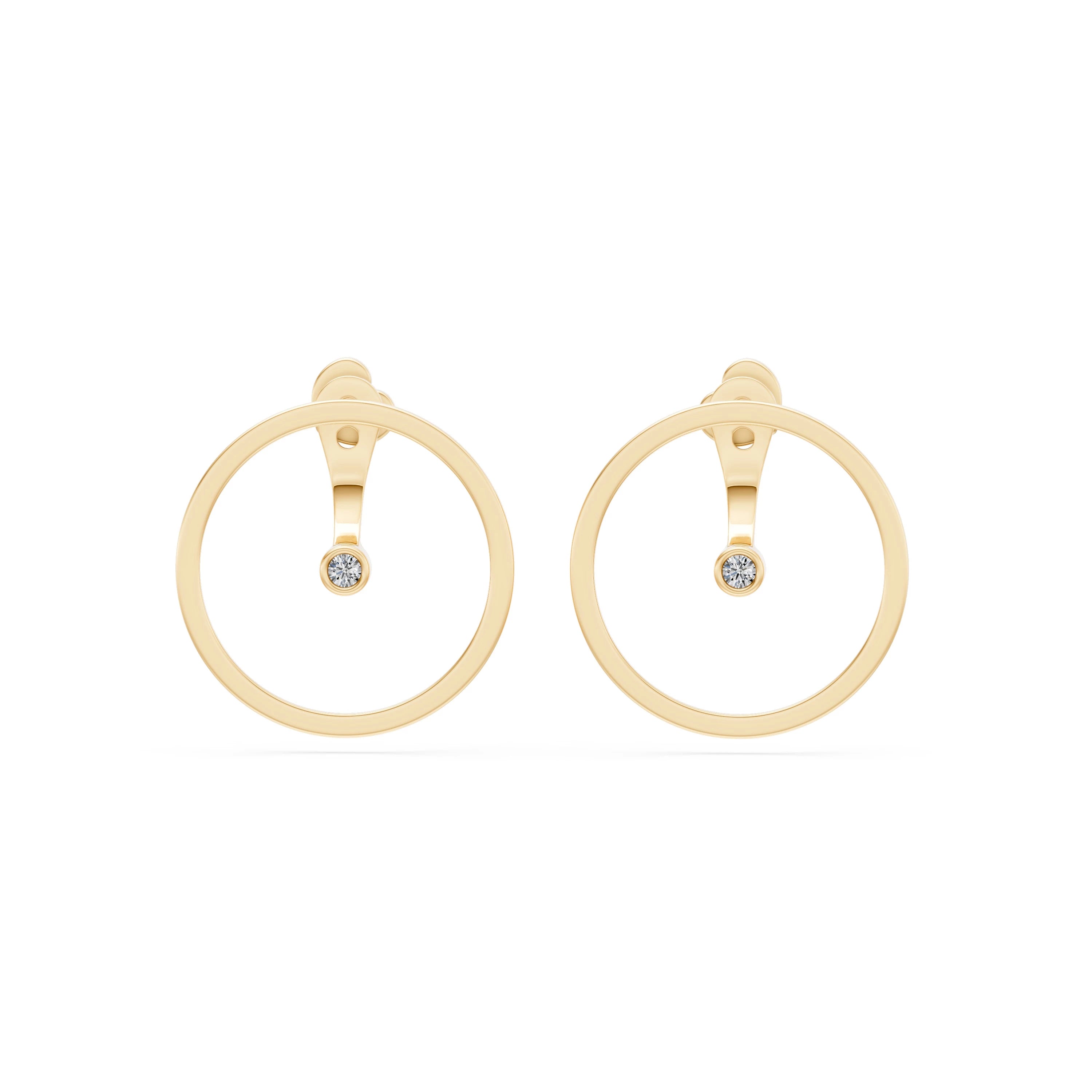 Minimalism Earring, 0.06 ct — 102-10077