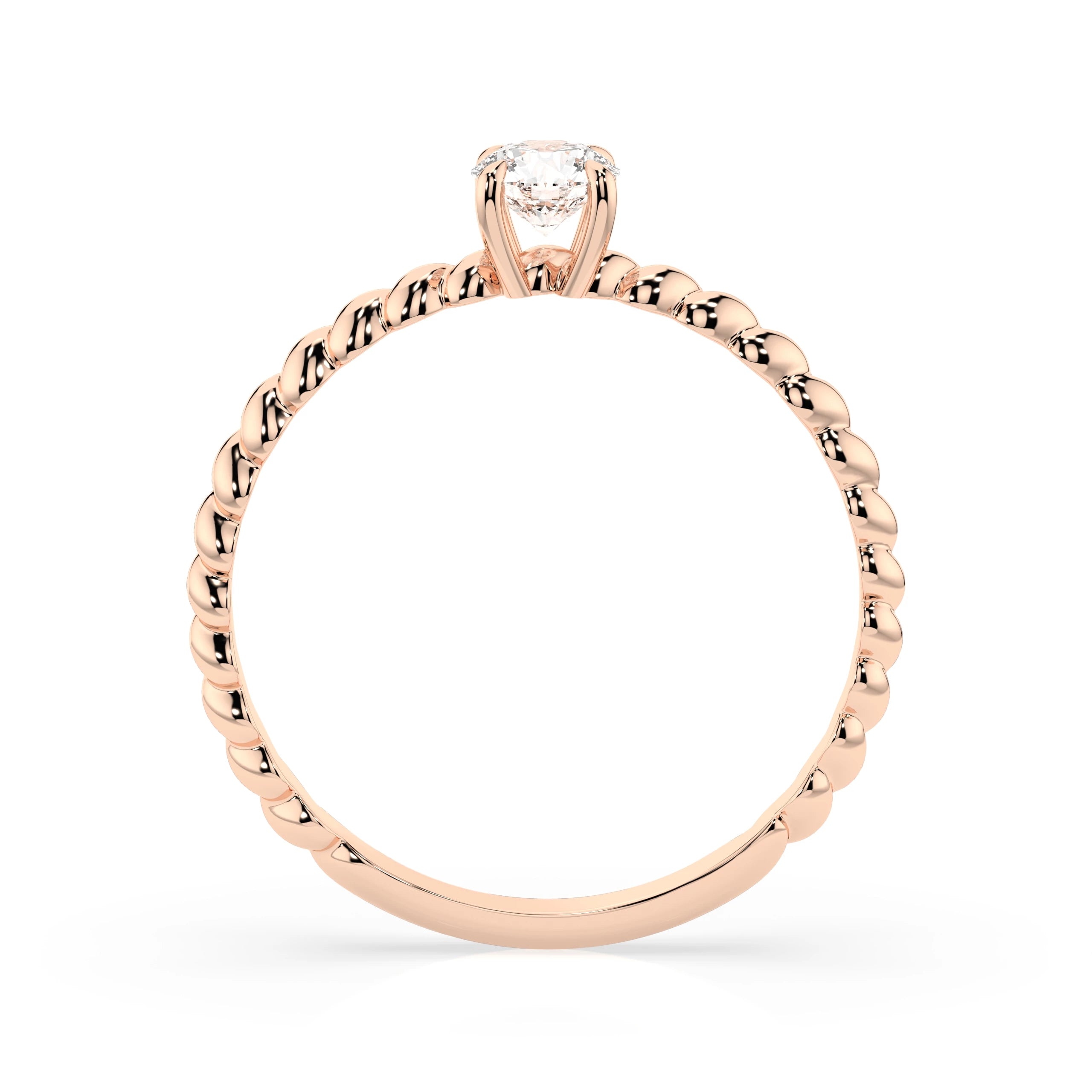 Solitaire Ring (Round), 0.3 ct — 101-10038(4.2)
