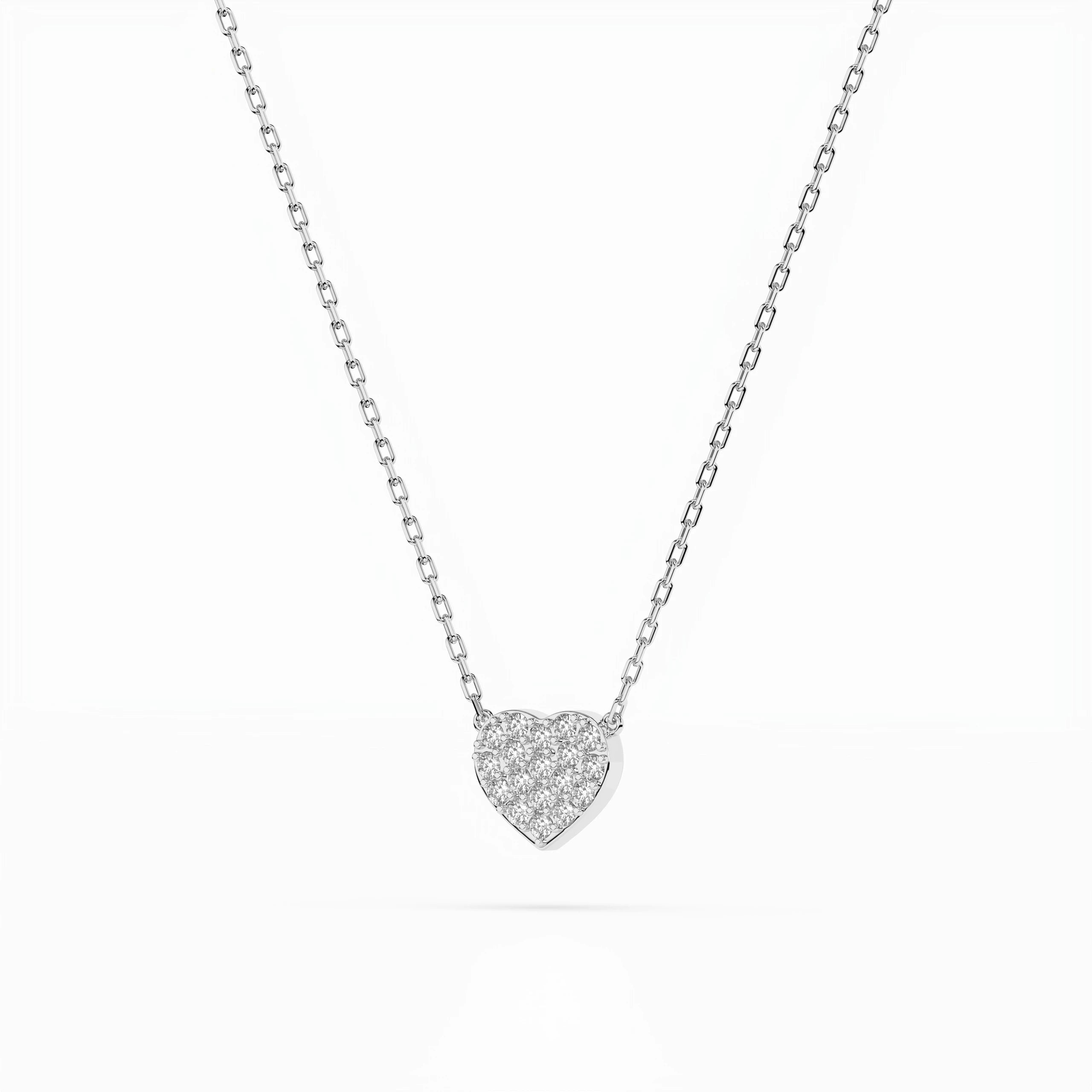 Illusion Necklace (Round), 0.09 ct — 104-10059