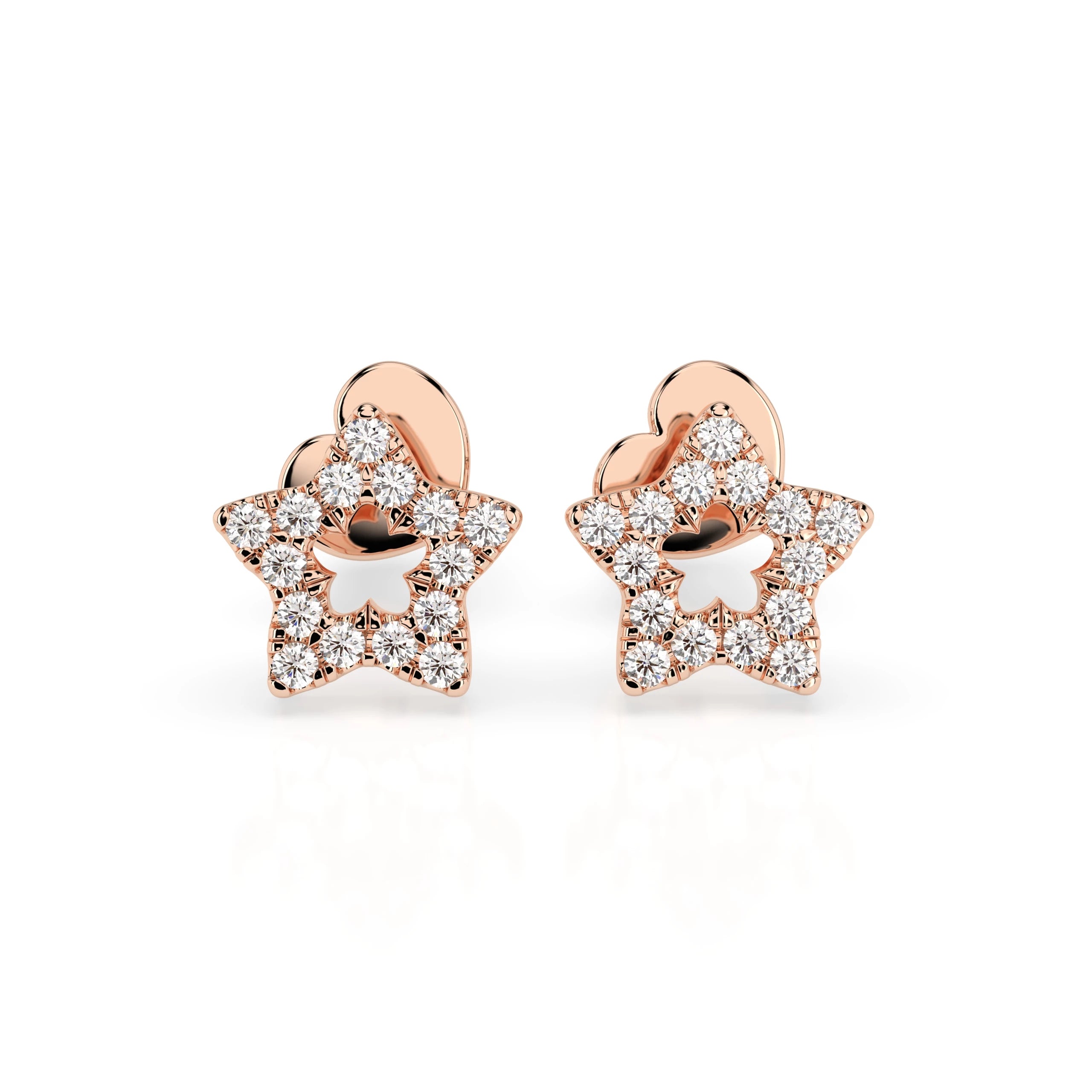 Minimalism Earring (Round), 0.18 ct — 102-10054