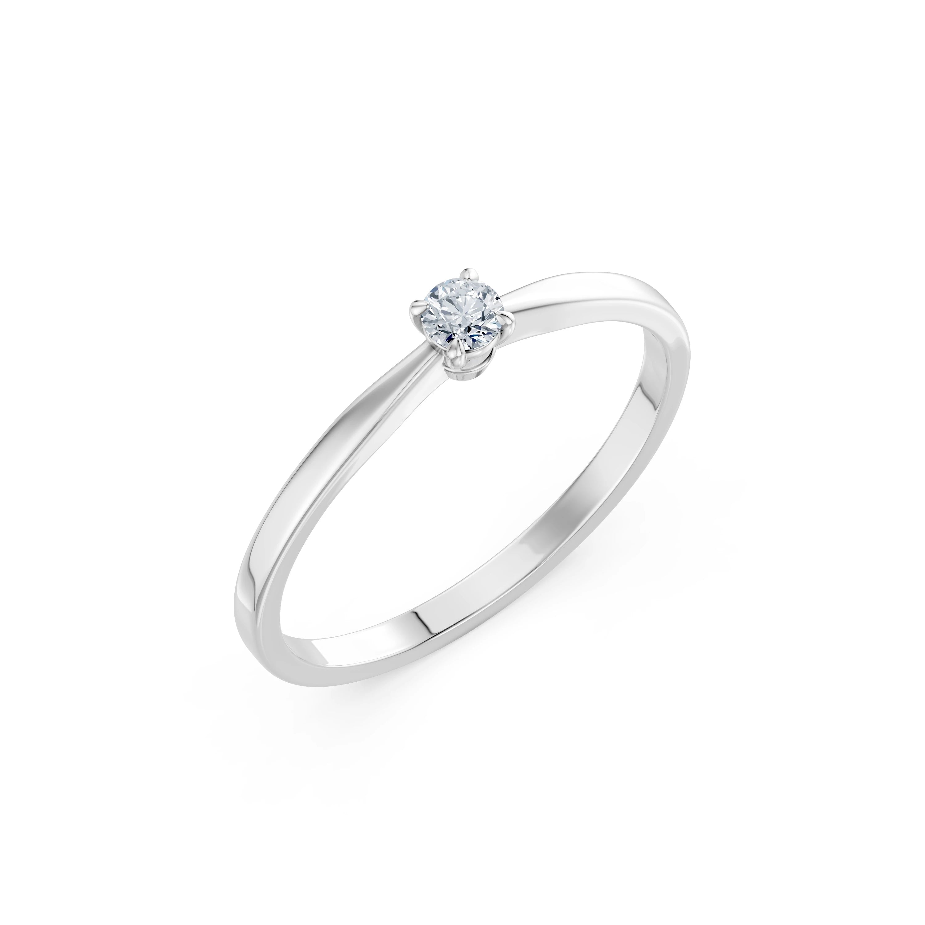 Solitaire Ring, 0.1 ct — 101-10116(3.0)