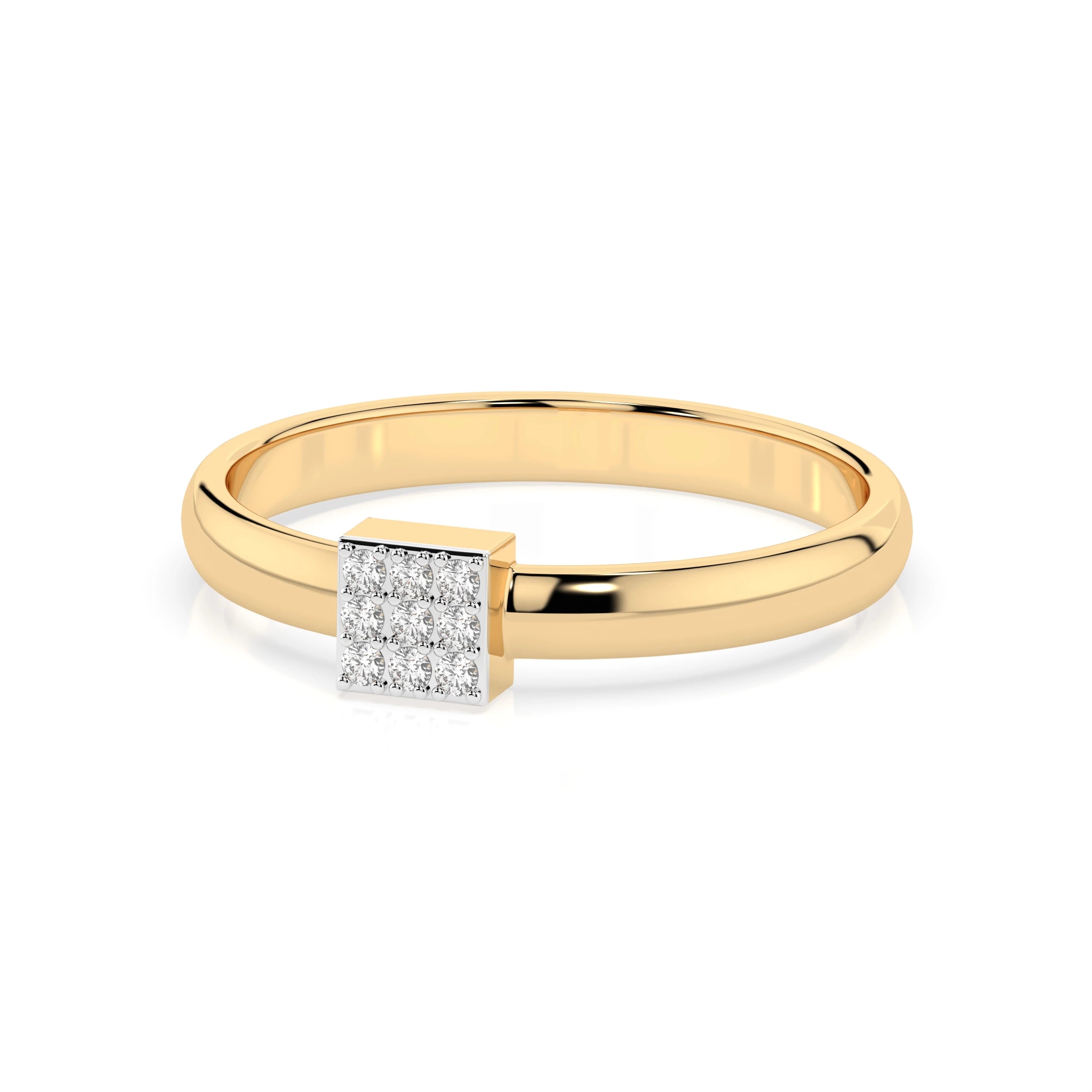 Illusion Ring (Round), 0.05 ct — 101-10063