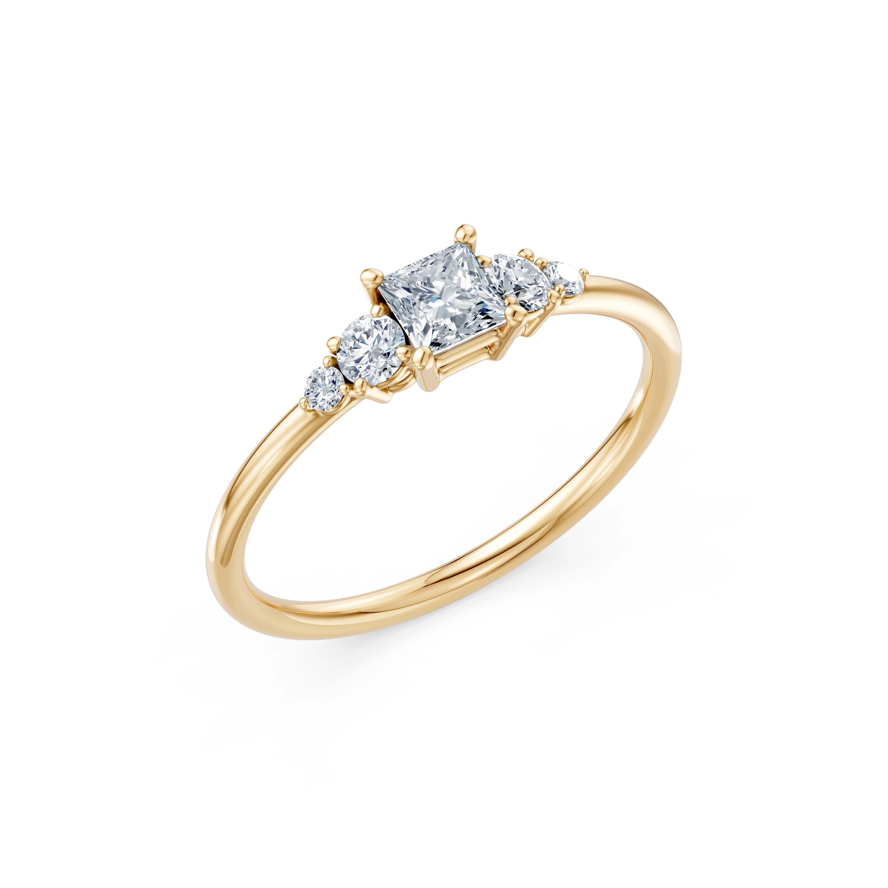 Solitaire Eternity Ring, 0.3 ct — 101-10143(0.30)PR