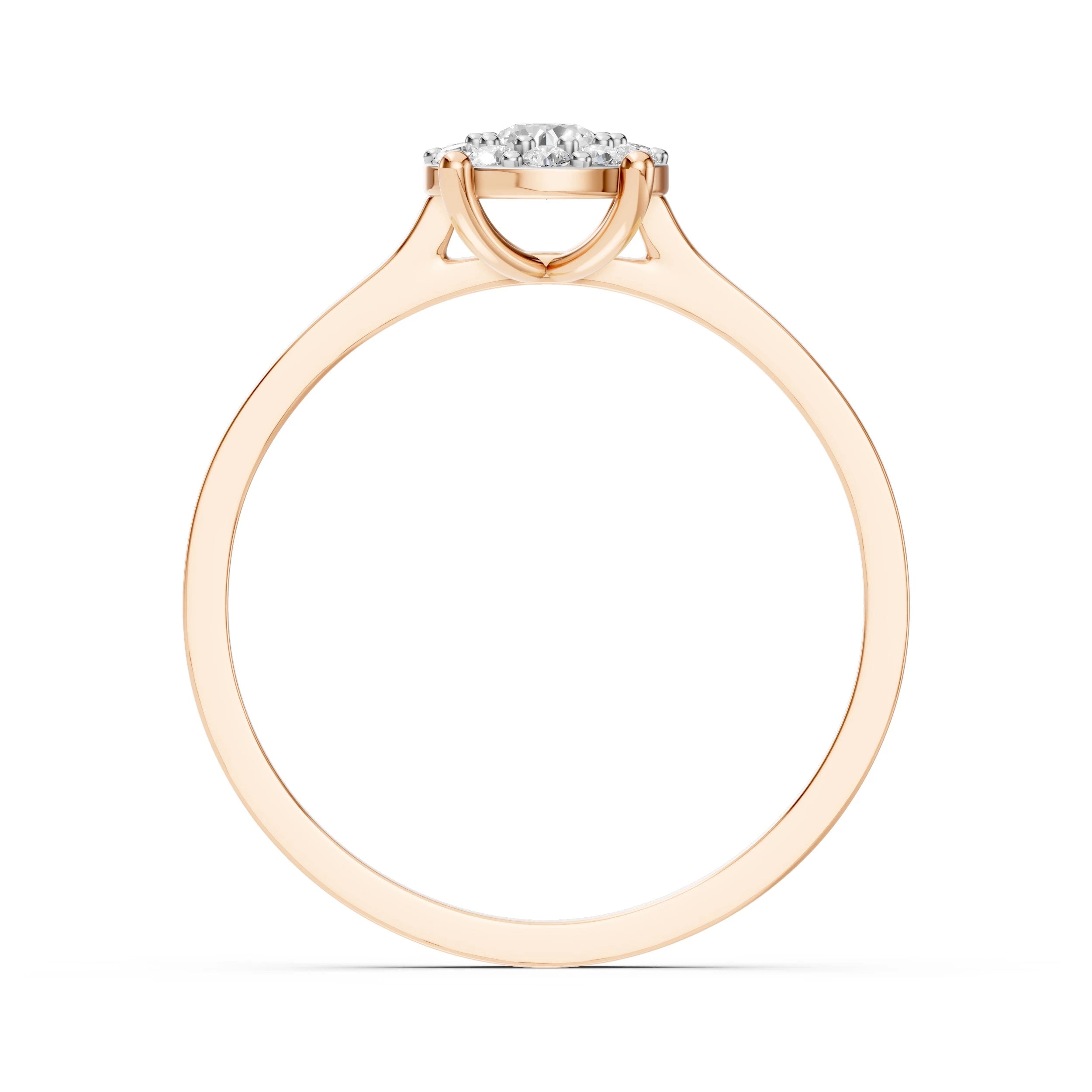 Solitaire Eternity Ring (Round), 0.15 ct — 101-10017/1(3.4)
