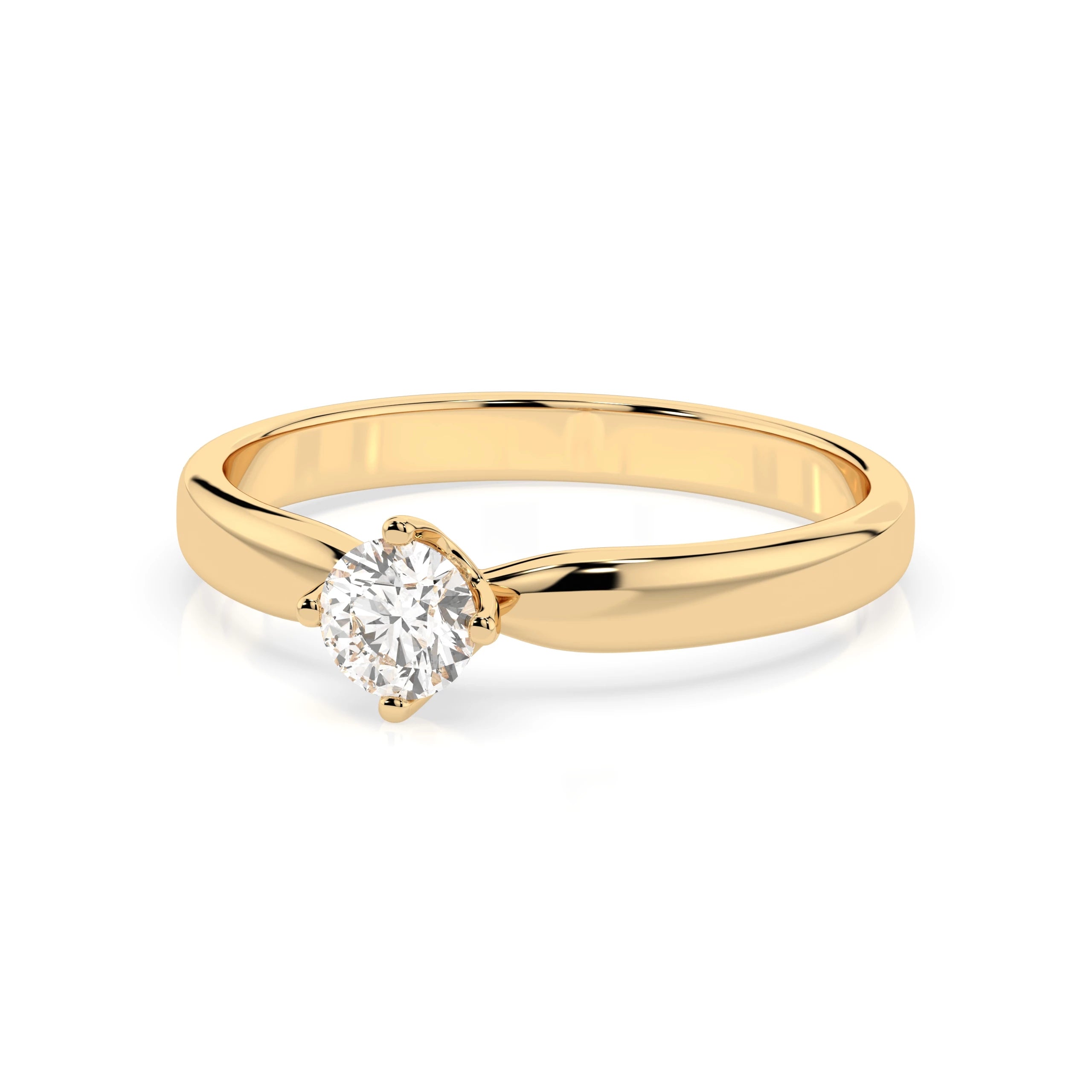 Solitaire Ring (Round), 0.25 ct — 101-10041(4.0)