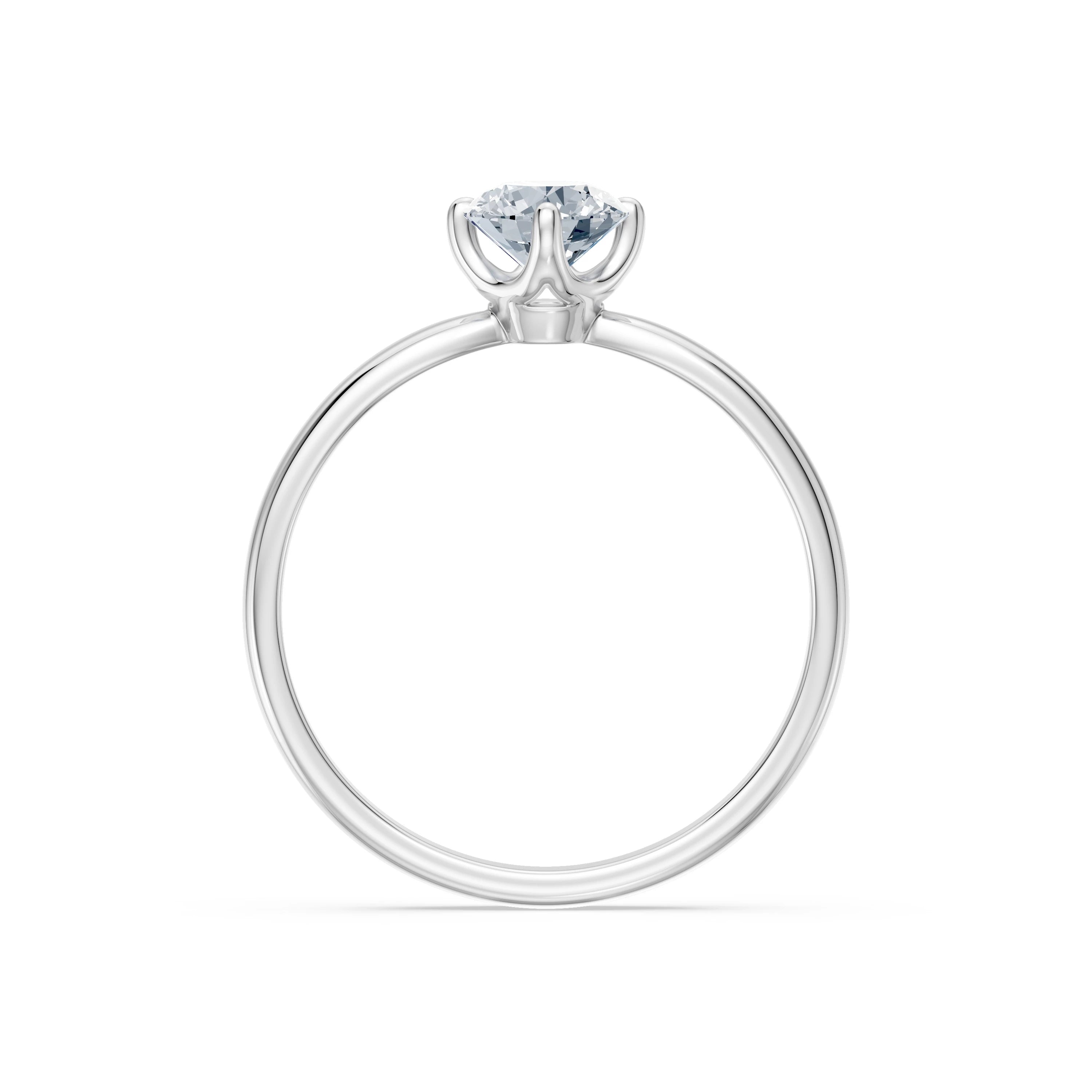 Solitaire Ring, 0.4 ct — 101-10041(4.7)
