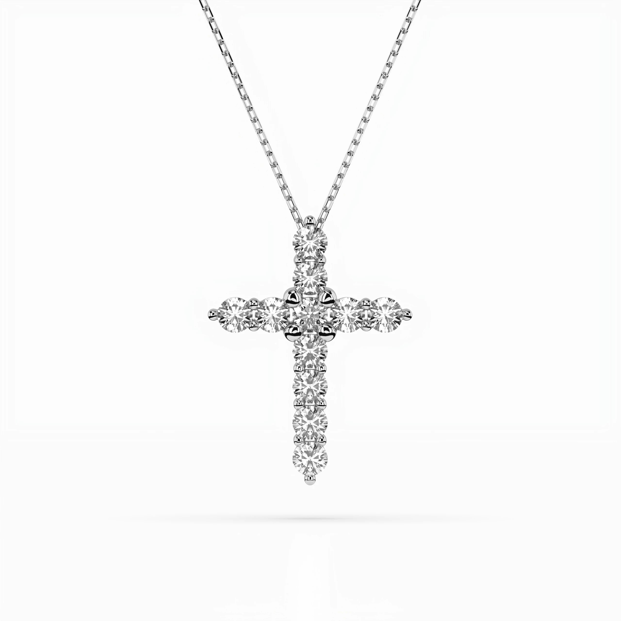 Minimalism Necklace (Round), 0.52 ct — 104-10039(2.3)