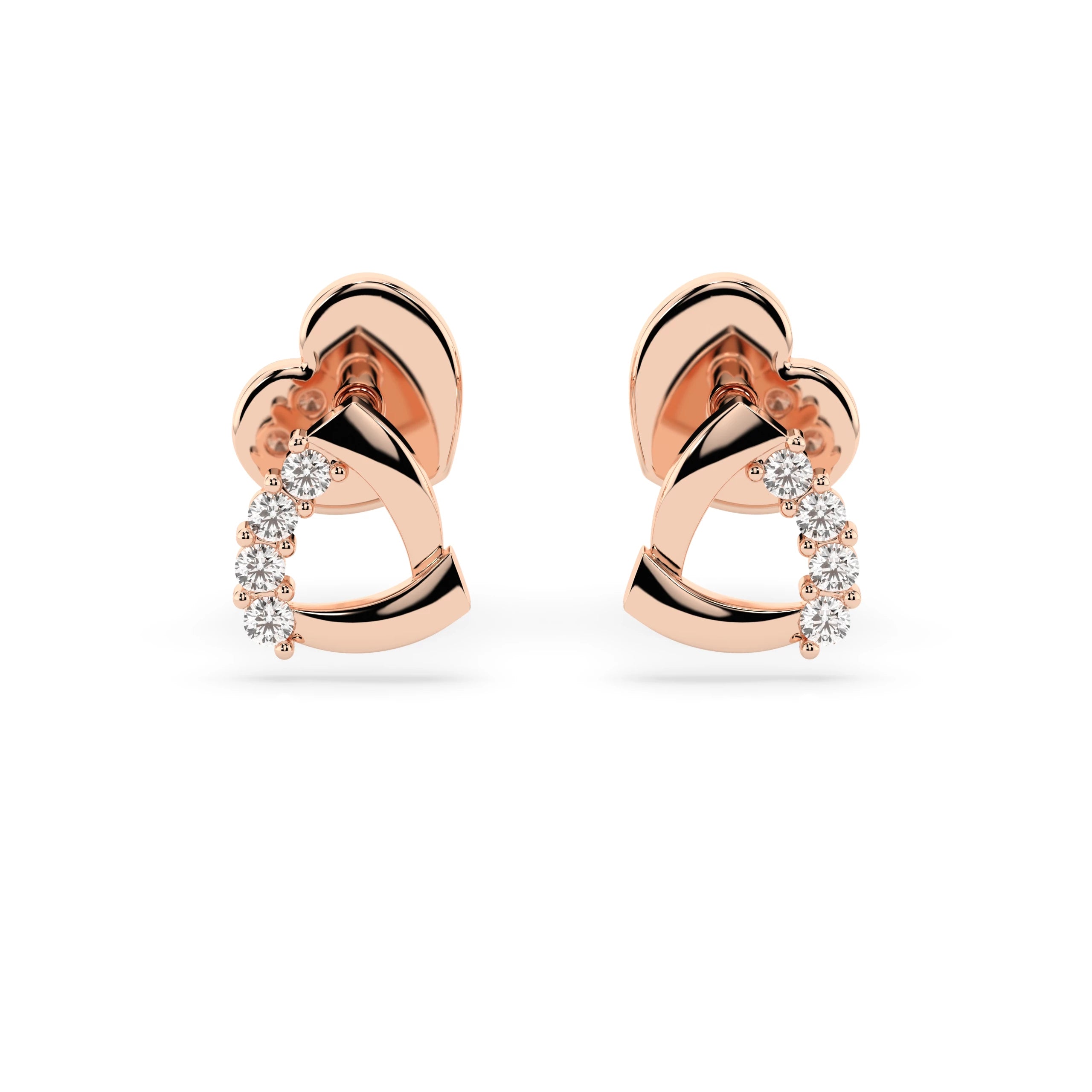 Minimalism Earring (Round), 0.05 ct — 102-10061