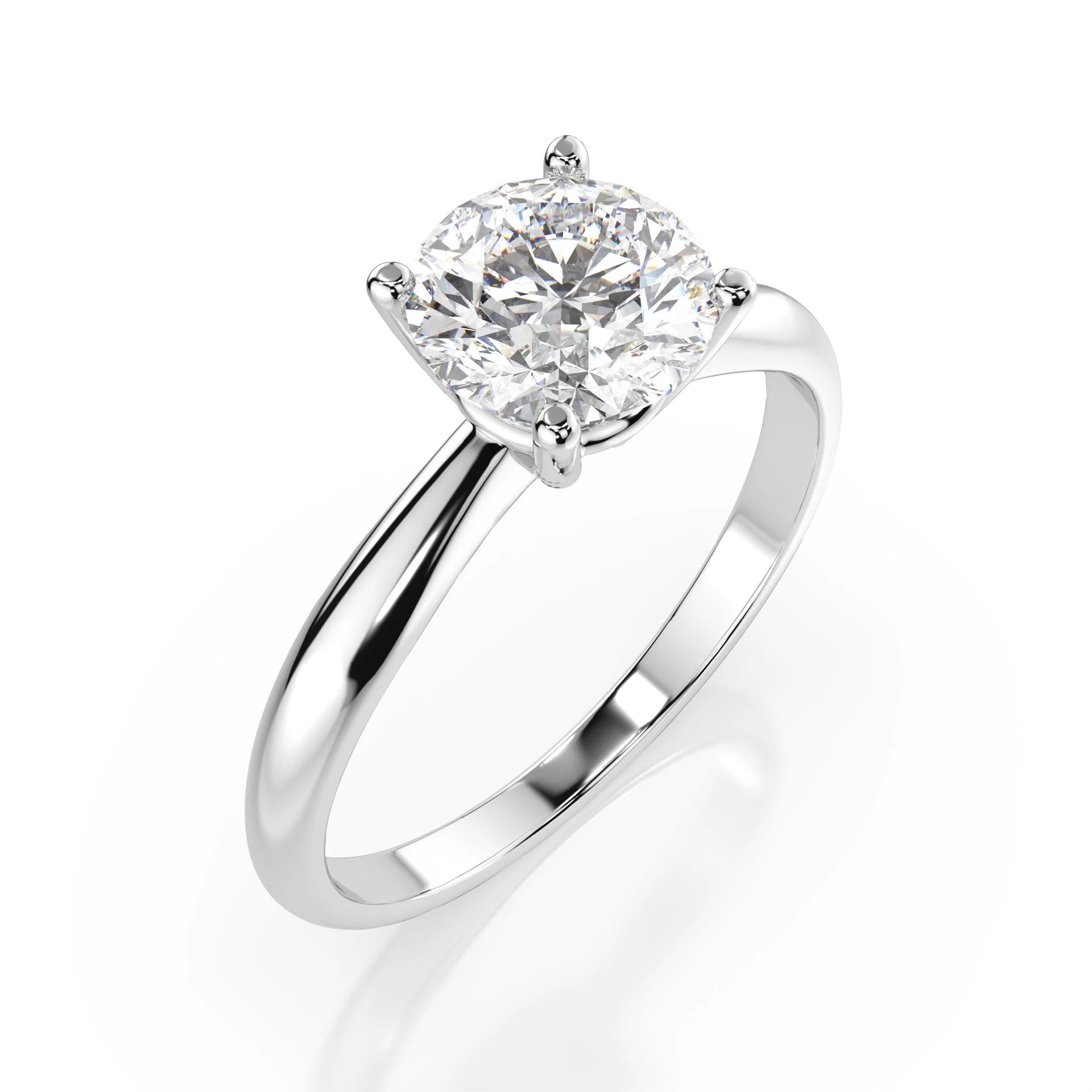 Solitaire Ring (Round), 0.7 ct — 101-10021(5.7)