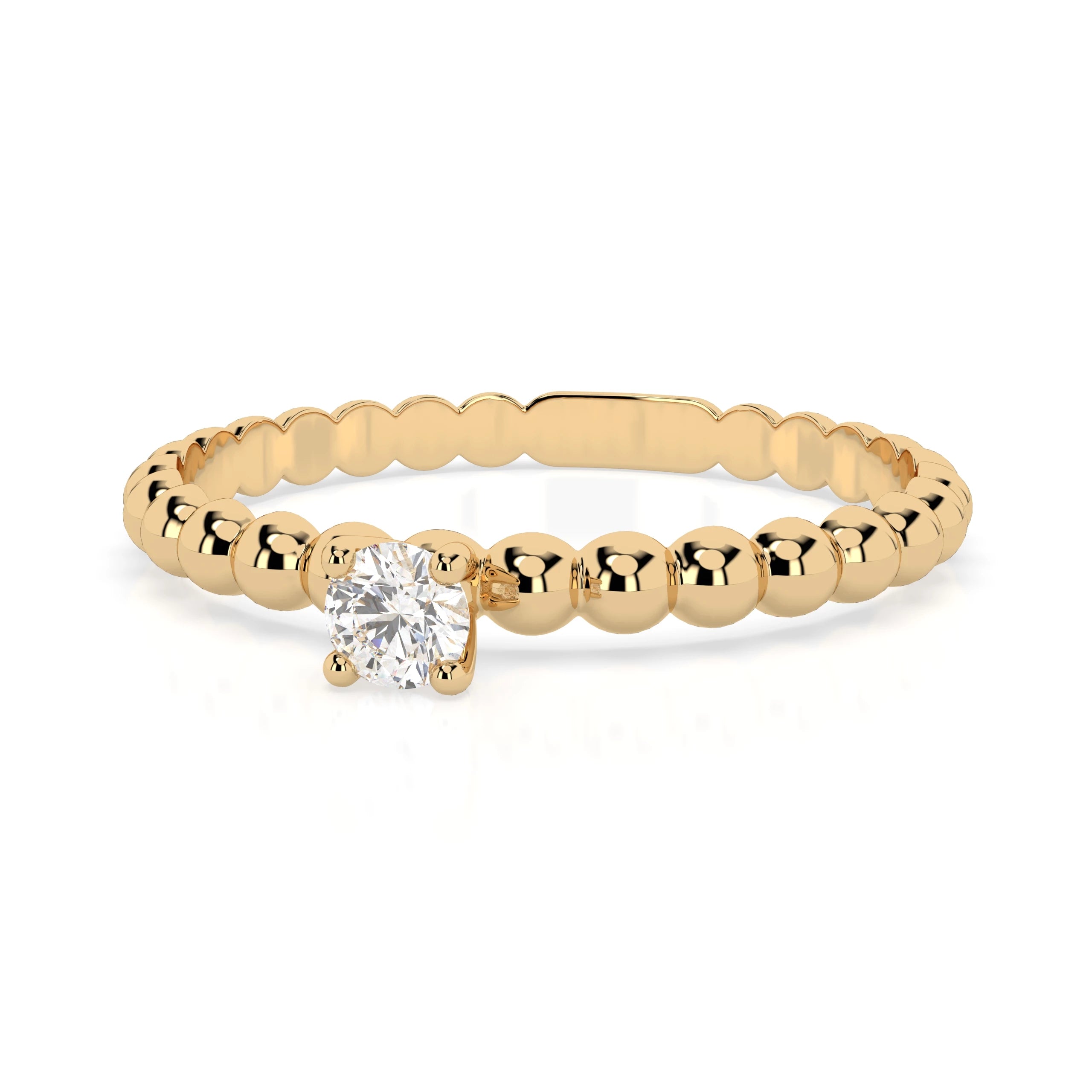 Solitaire Ring (Round), 0.06 ct — 101-10039(2.5)