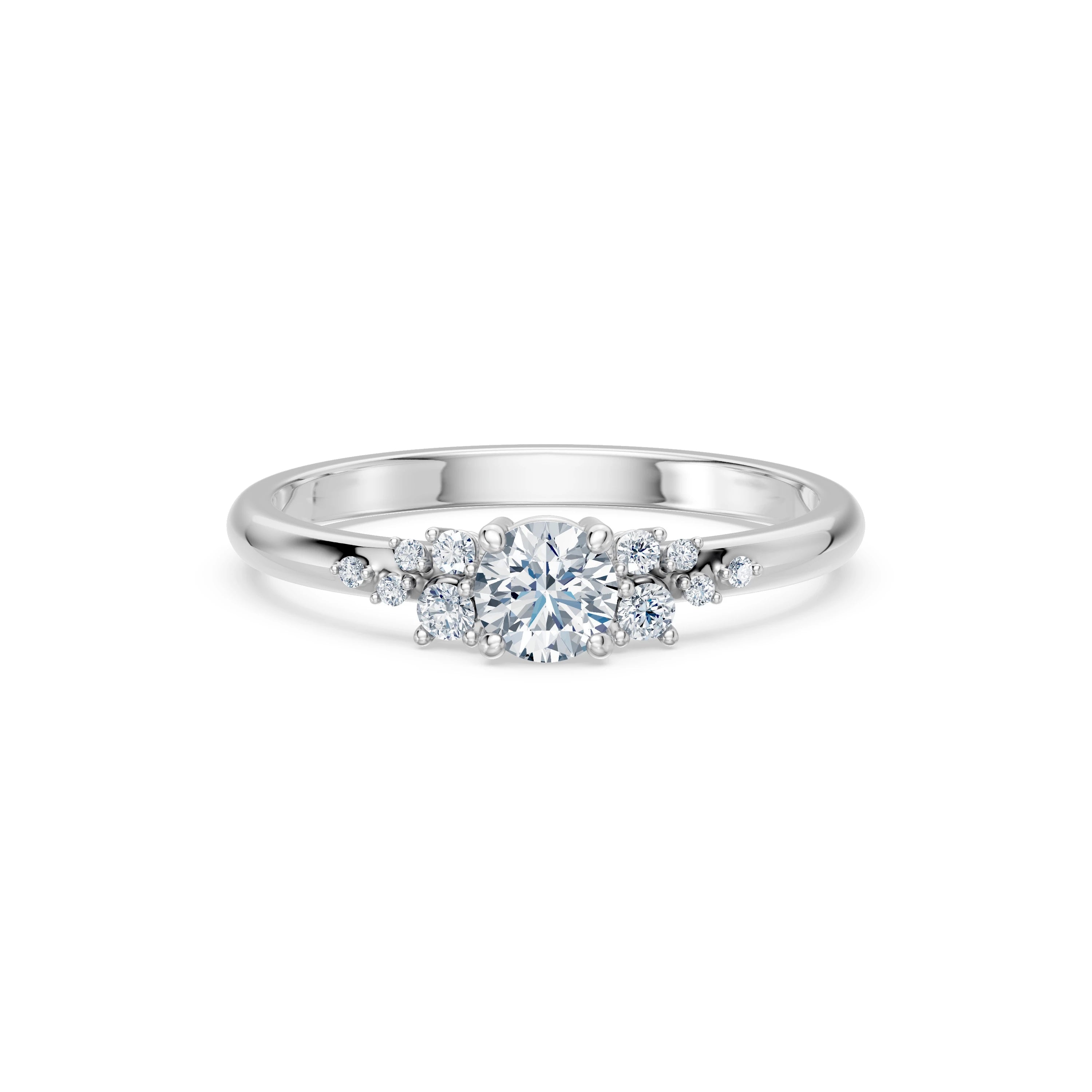 Solitaire Eternity Ring, 0.35 ct — 101-10140(4.5)