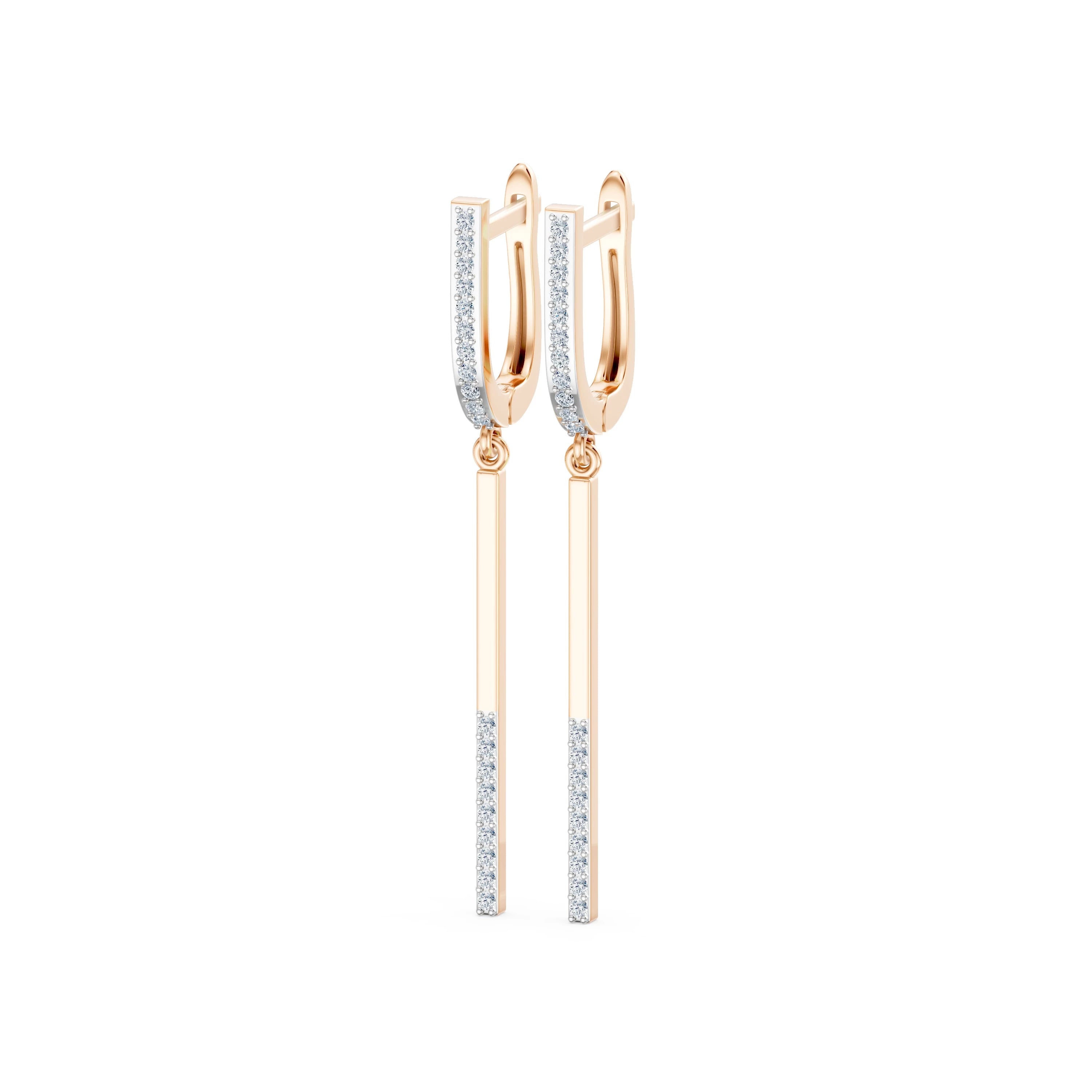 Minimalism Earring, 0.24 ct — 102-10129/5