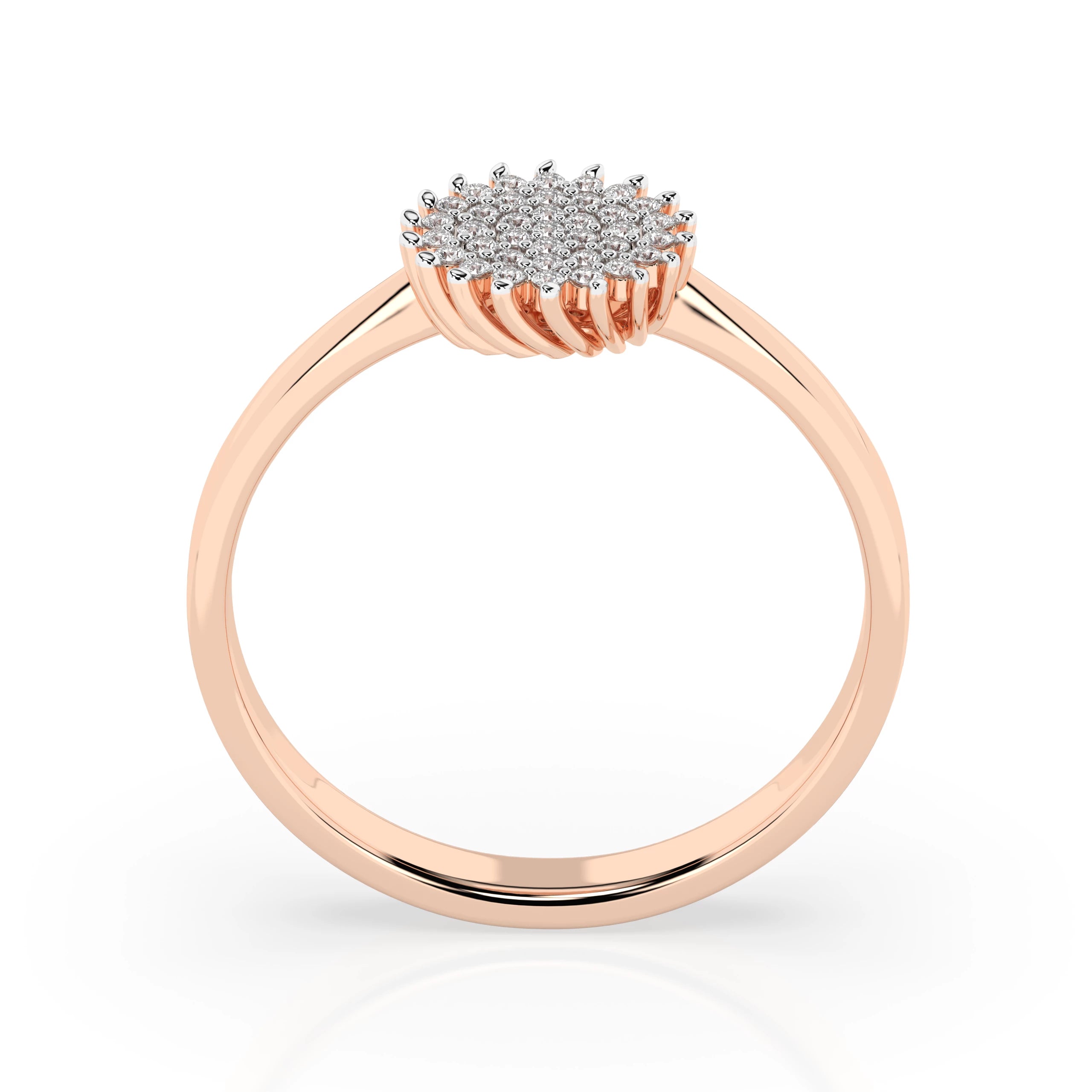Illusion Ring (Round), 0.15 ct — 101-10171